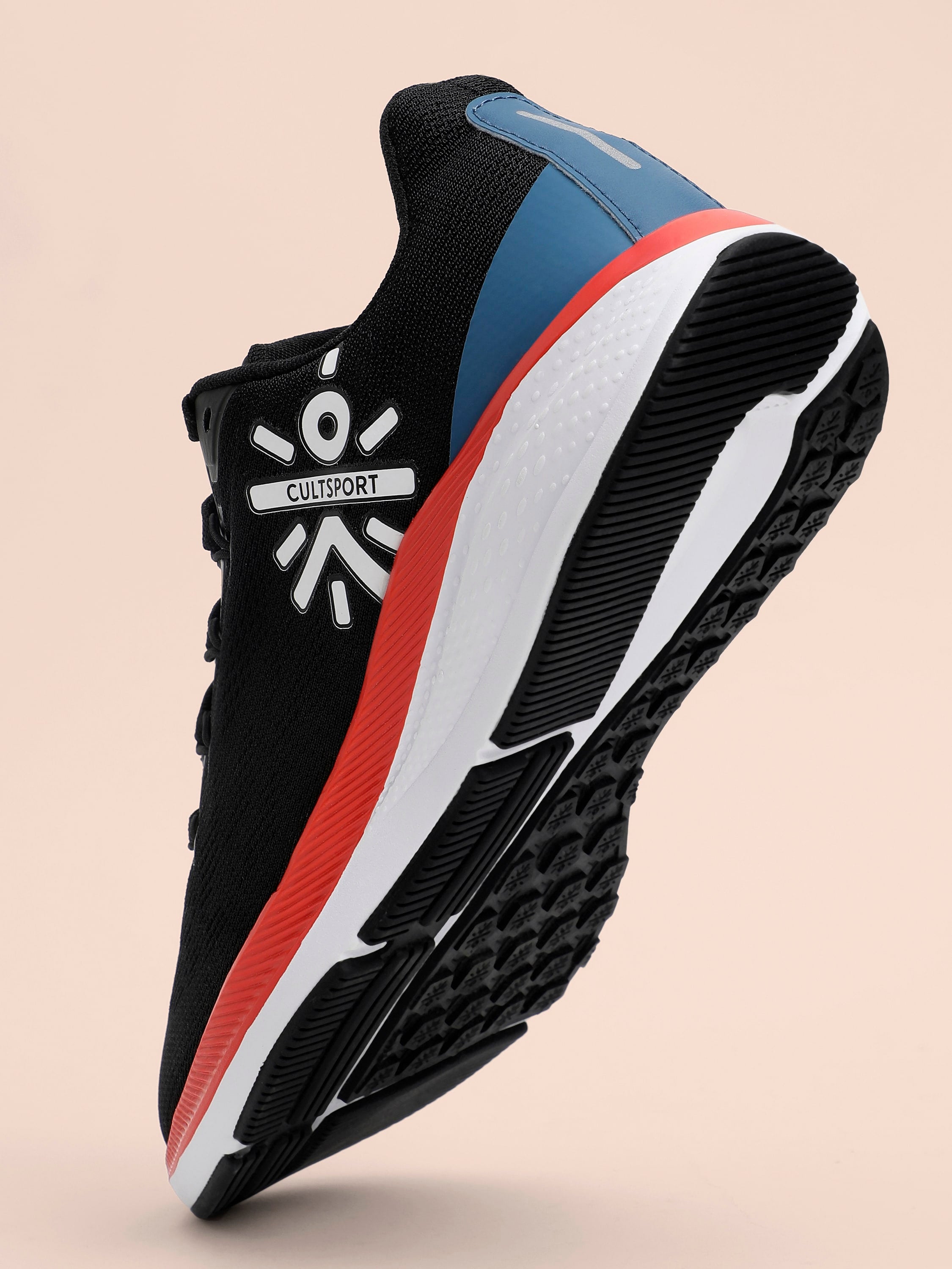 cult Firebird Women Running Shoes - Black/Red/Blue