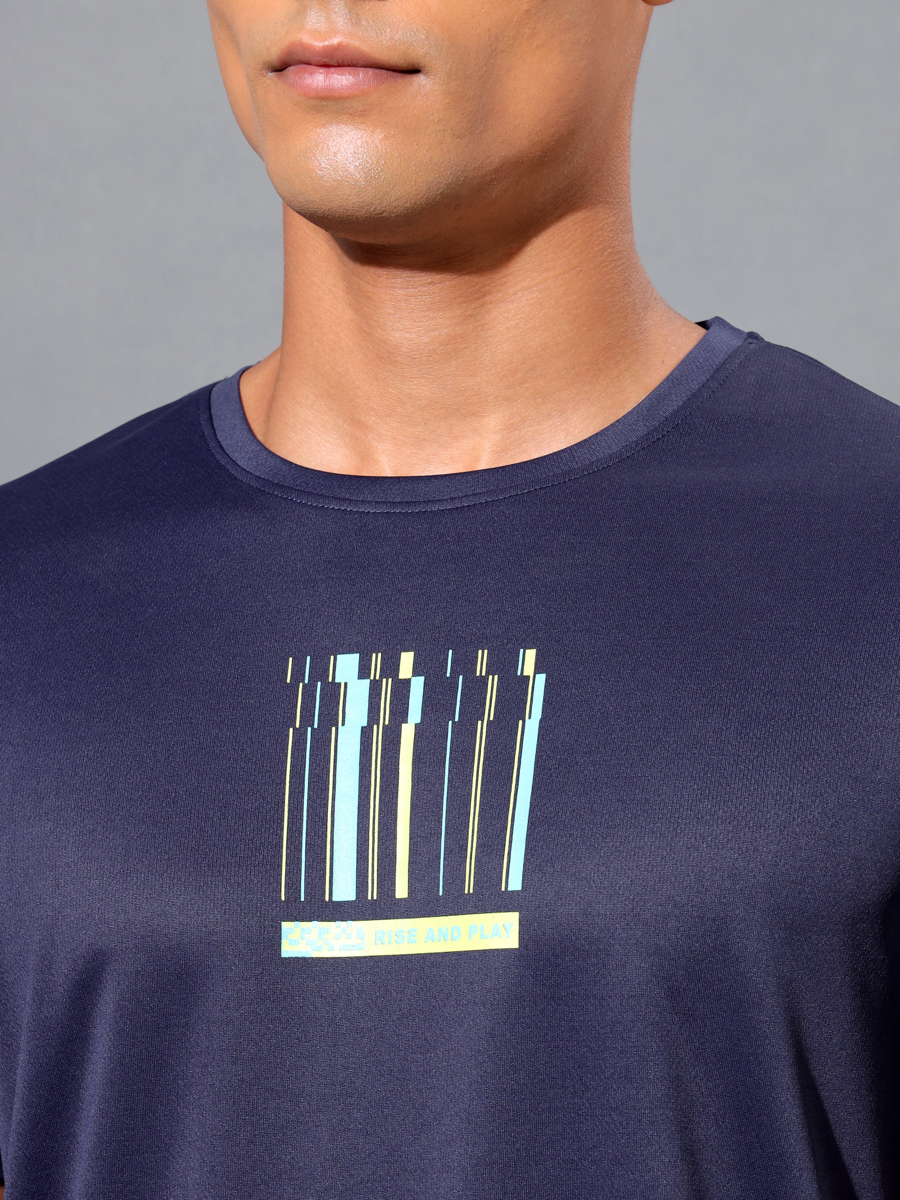 Active T-shirt with Minimal Graphic