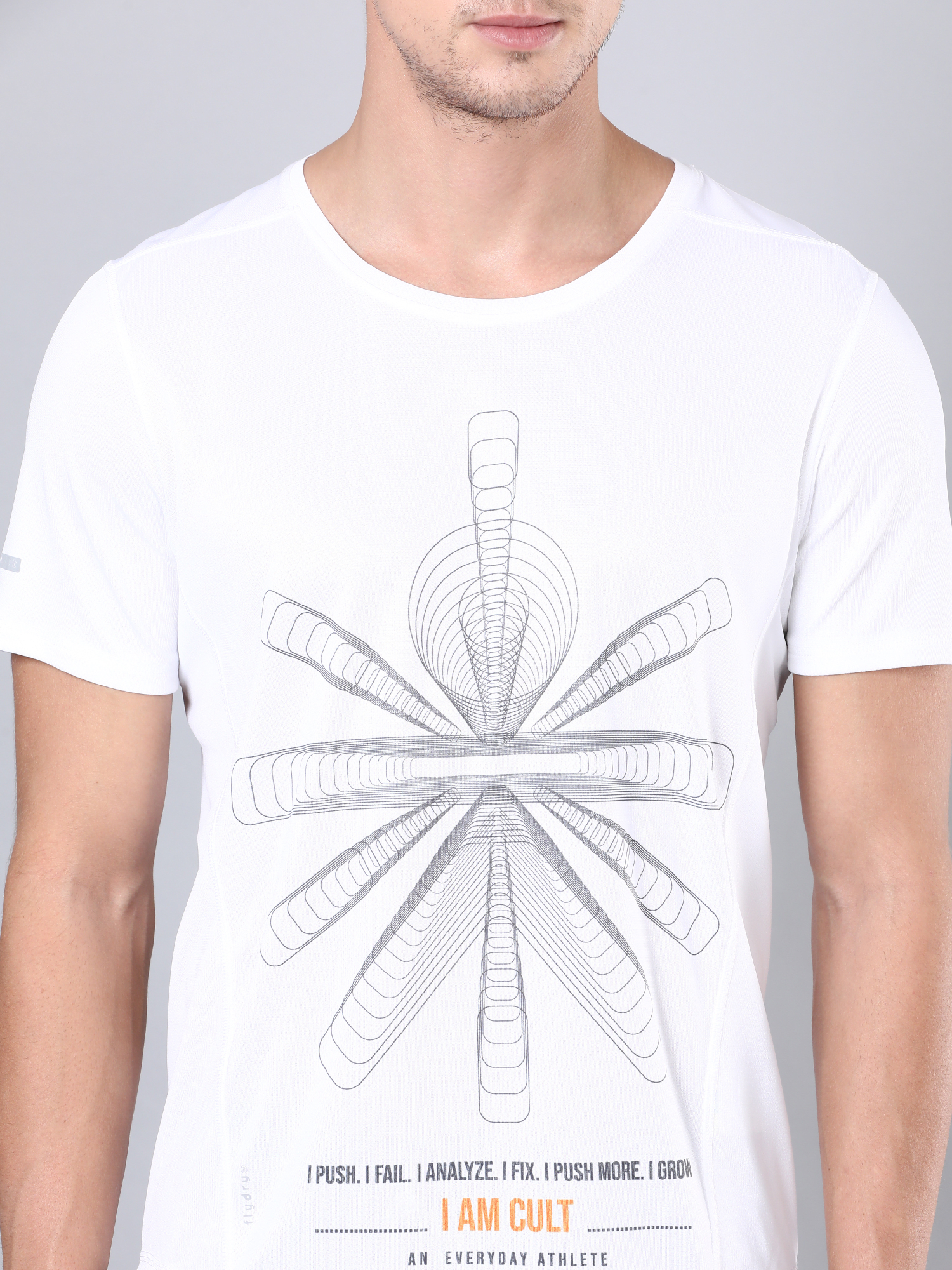 Signature Zoom White Workout Tee