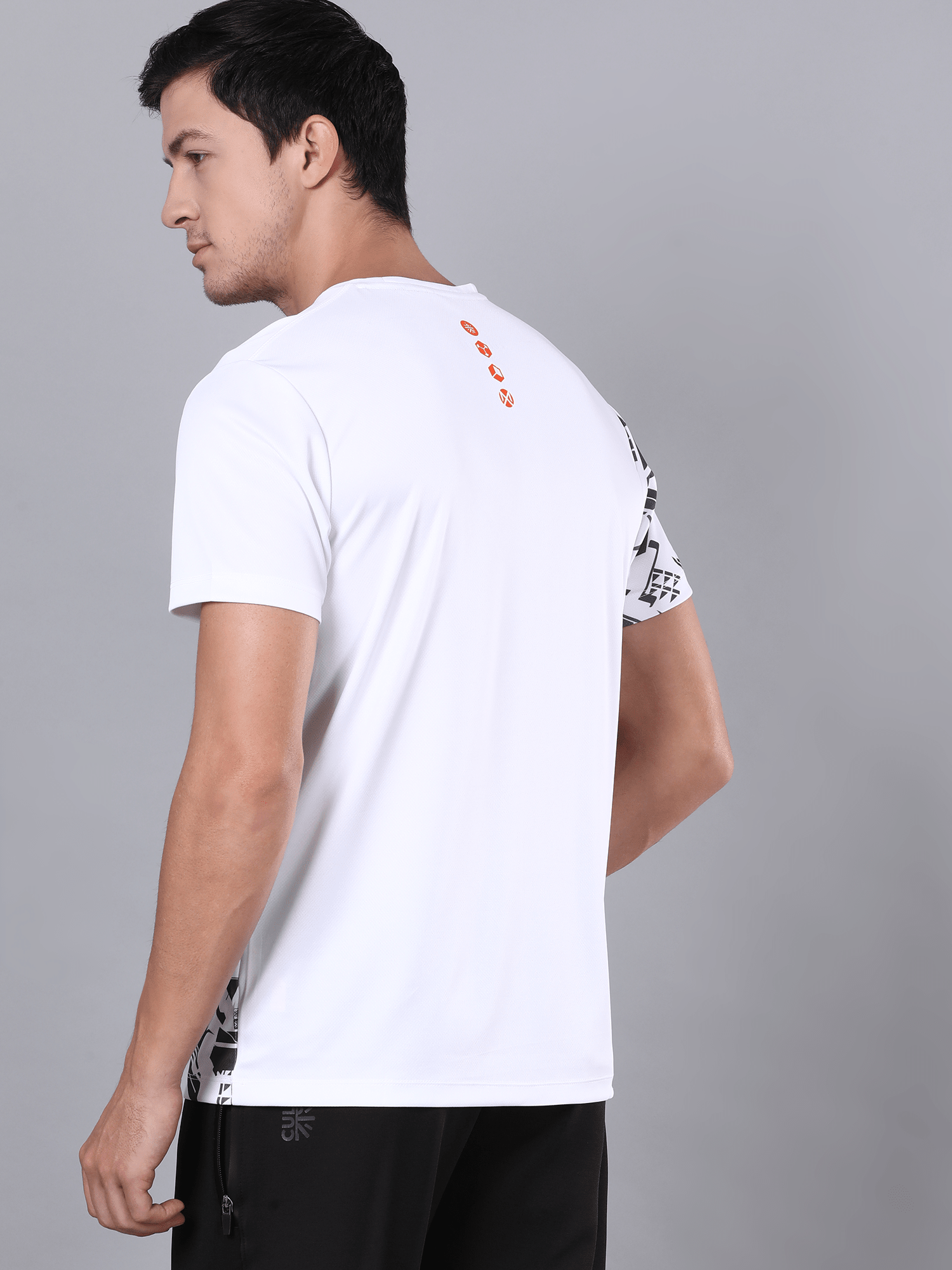 Dugout Houndstooth White Workout Tee