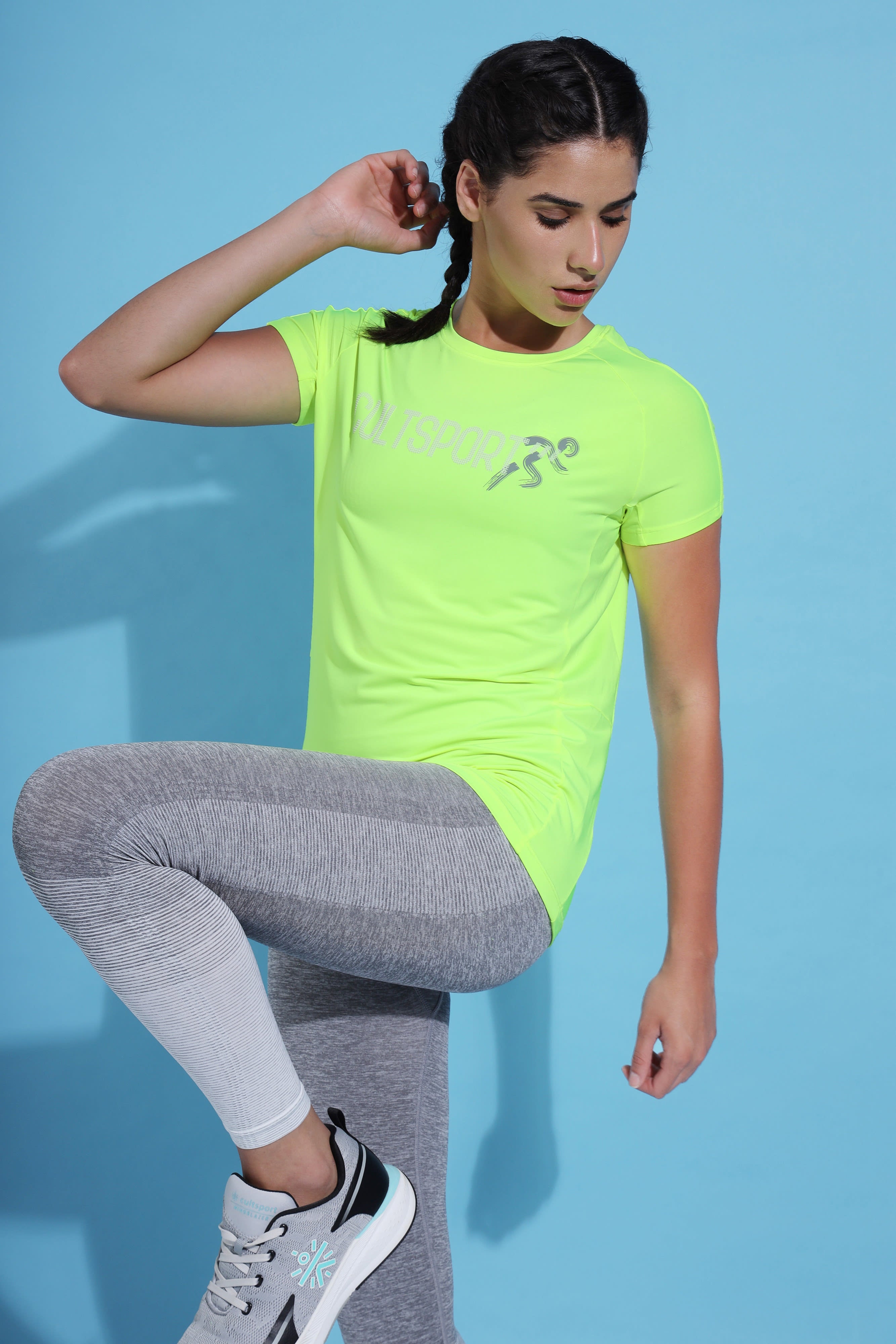 Typographic Print Running T-shirt