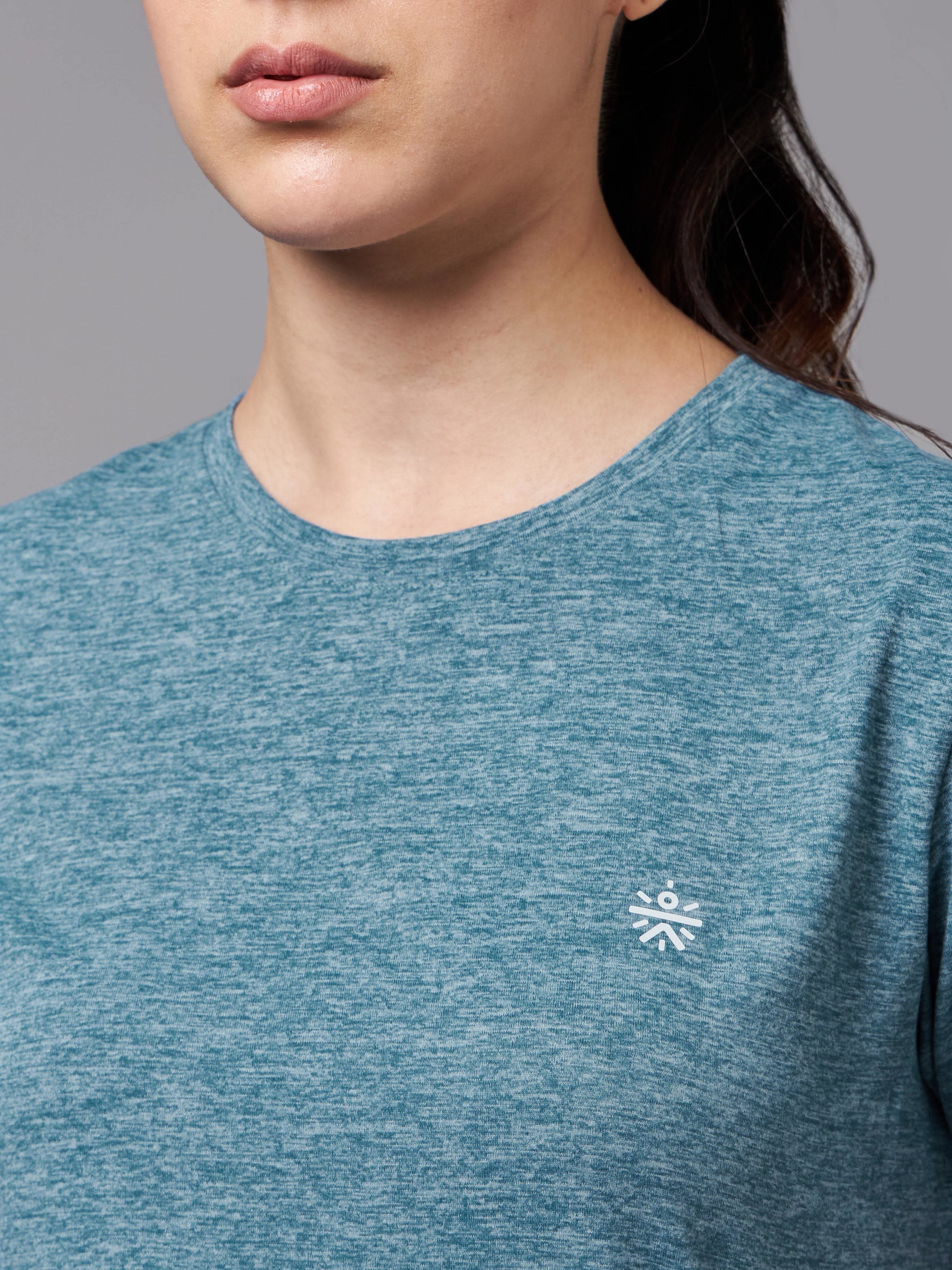 Women's Train All Day Blue Comfortech T-shirt