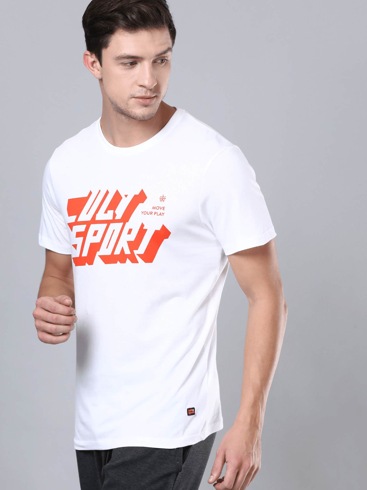 Flydry Cotton DimeWhite Workout Tee
