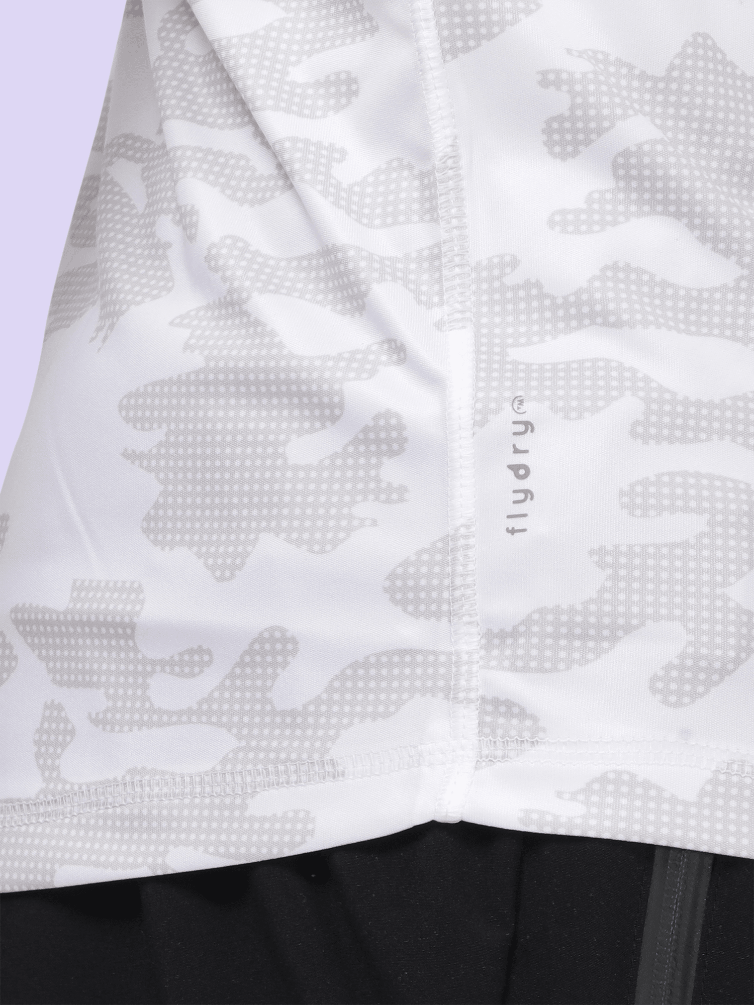 Men's Urban Camo Slim White Training Tee