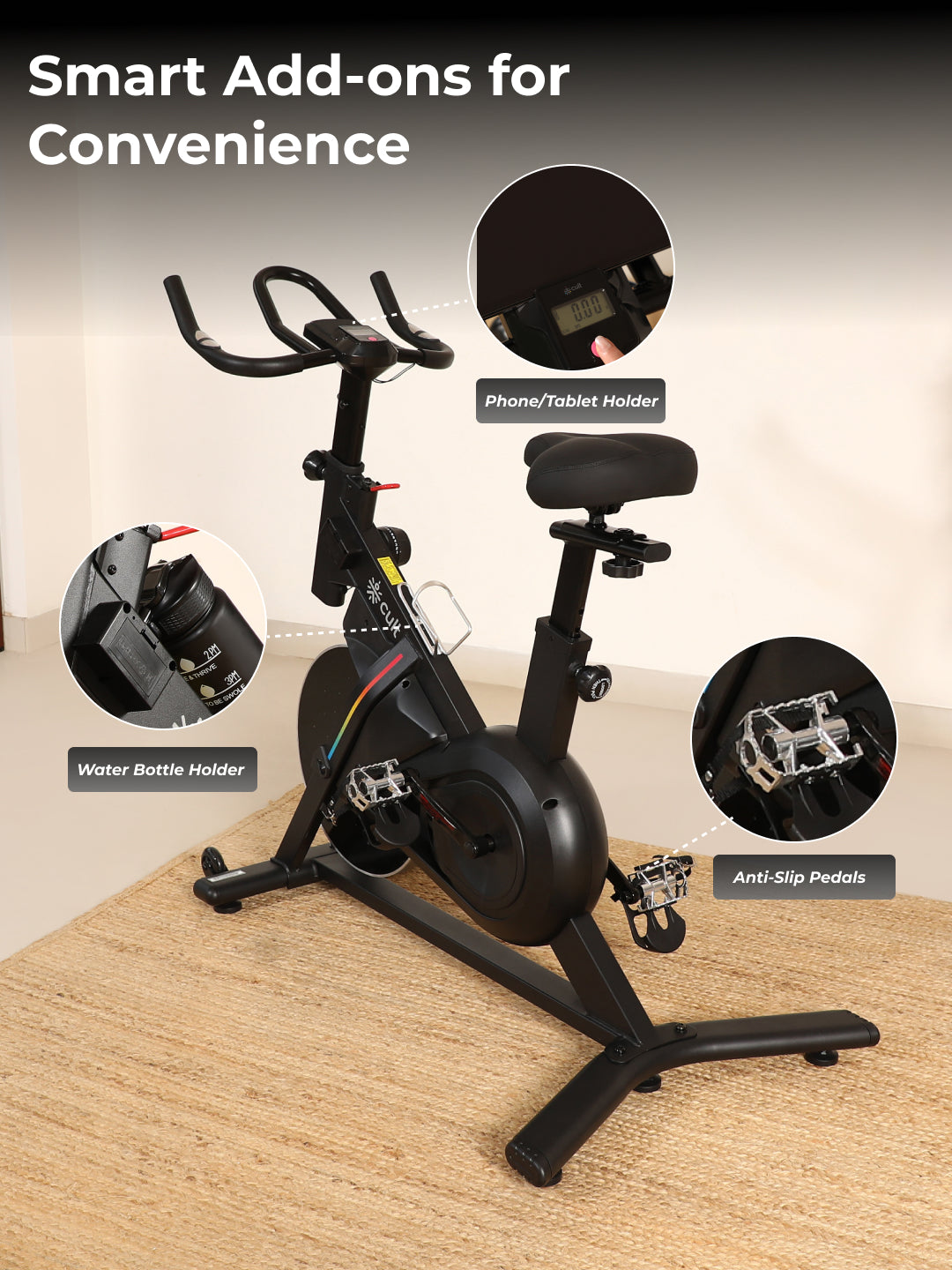 Buy Cult SmartSpinVolt Magnetic Spin Bike 10Kg Flywheel 140kg