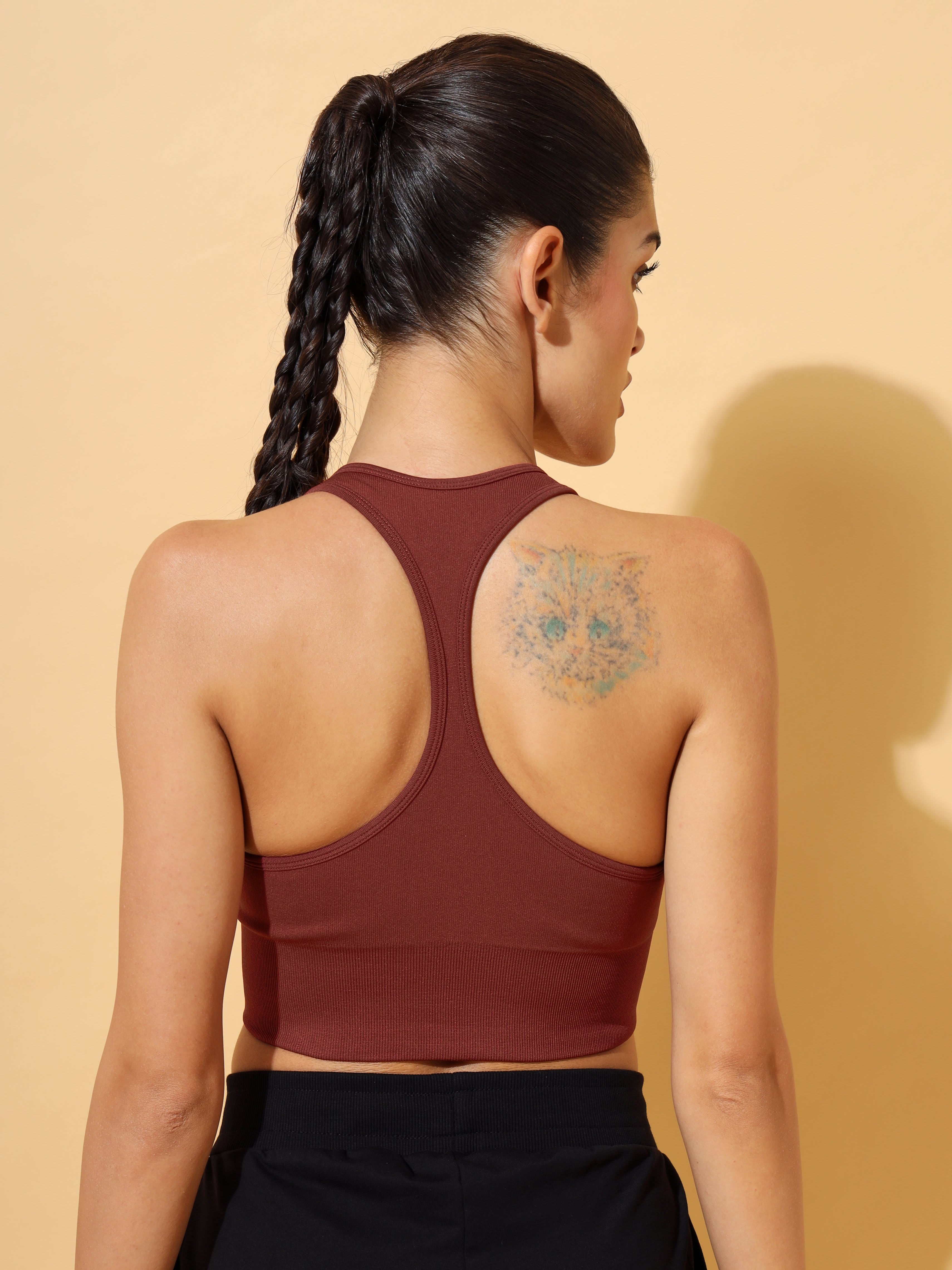 Melange Seamless Medium Impact Sports Bra