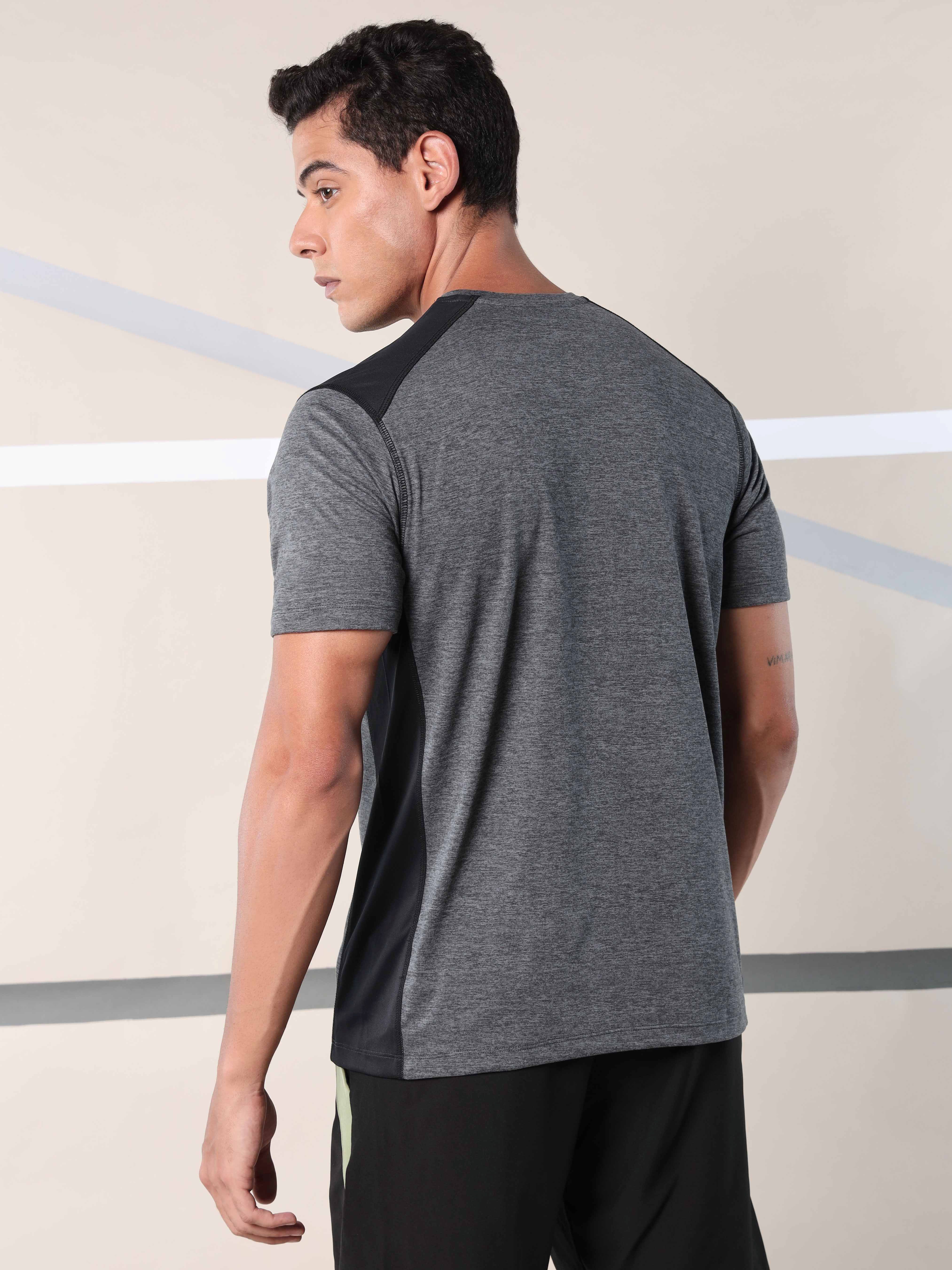 Men's Train In Grey Comfortech-Shirt