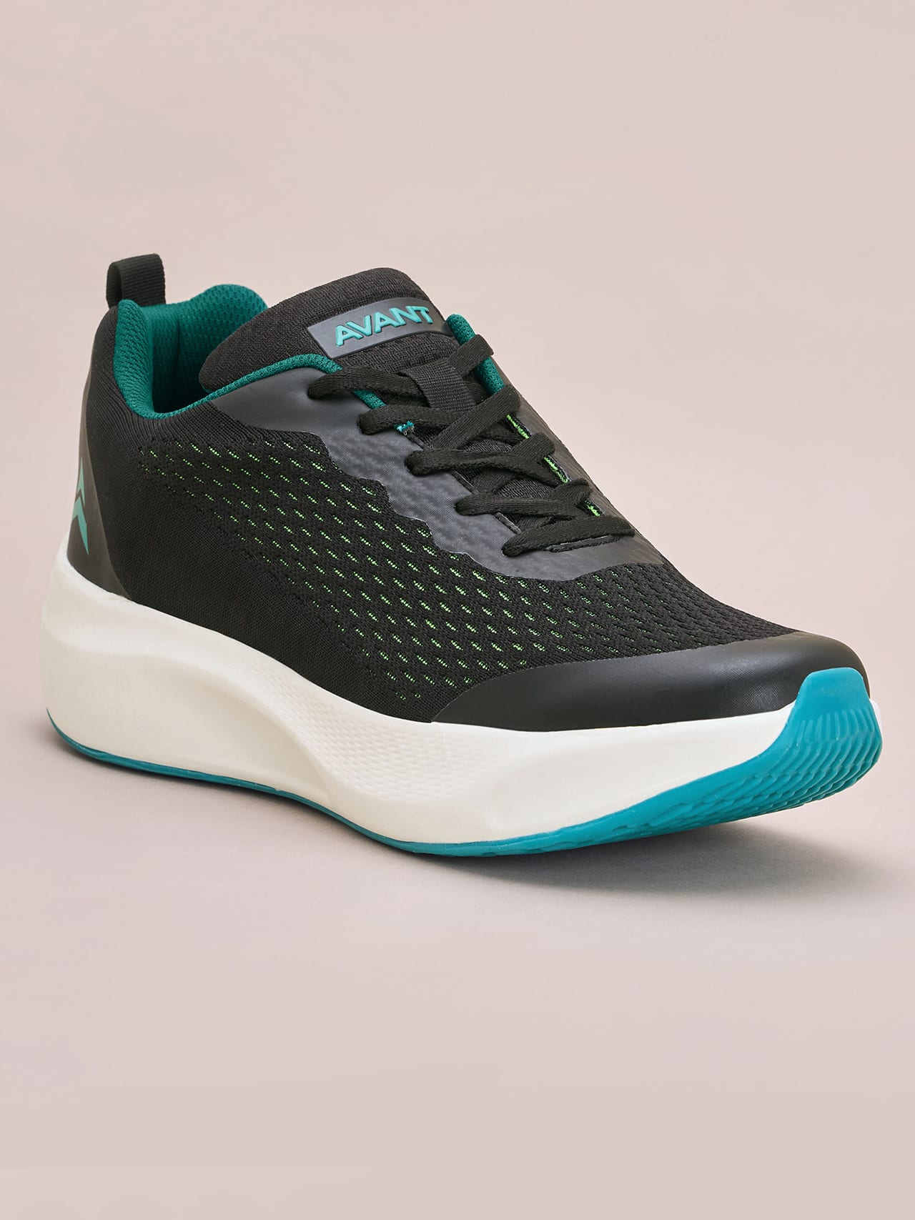 Avant Men's Stark Running Shoes - Black/Green