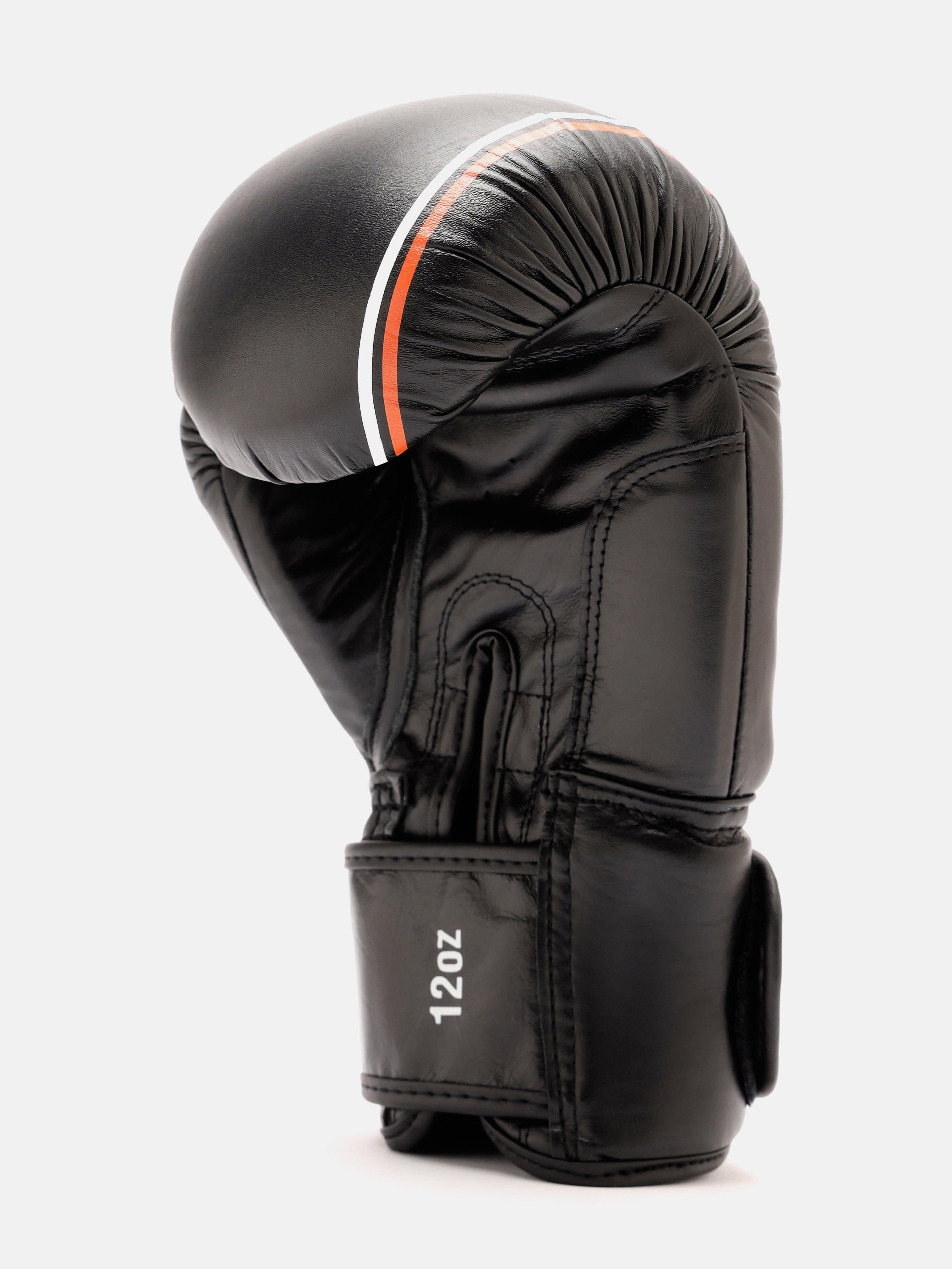 Premium Leather Boxing Gloves with Antimicrobial Lining