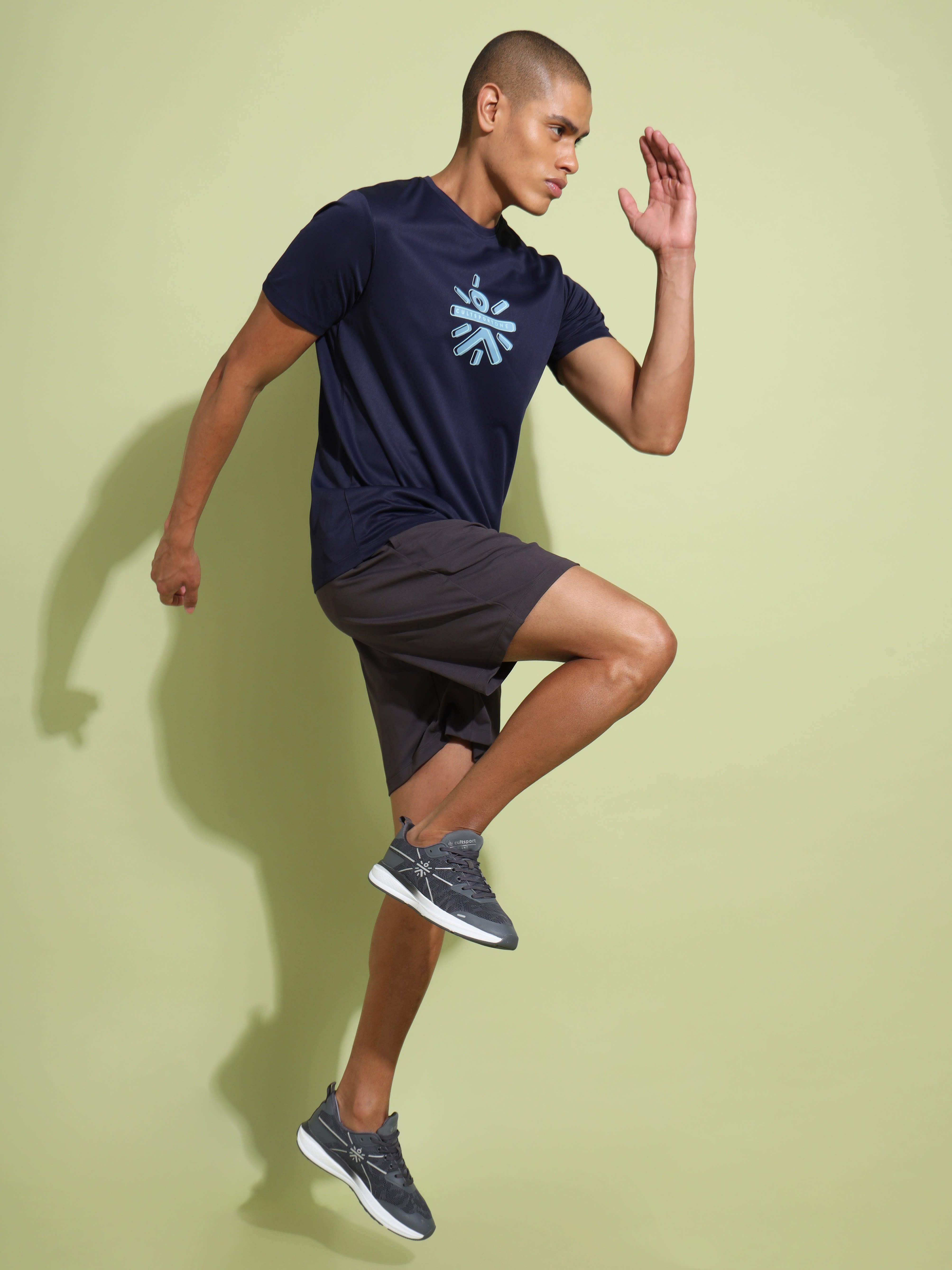 Logo Print Workout T-shirt