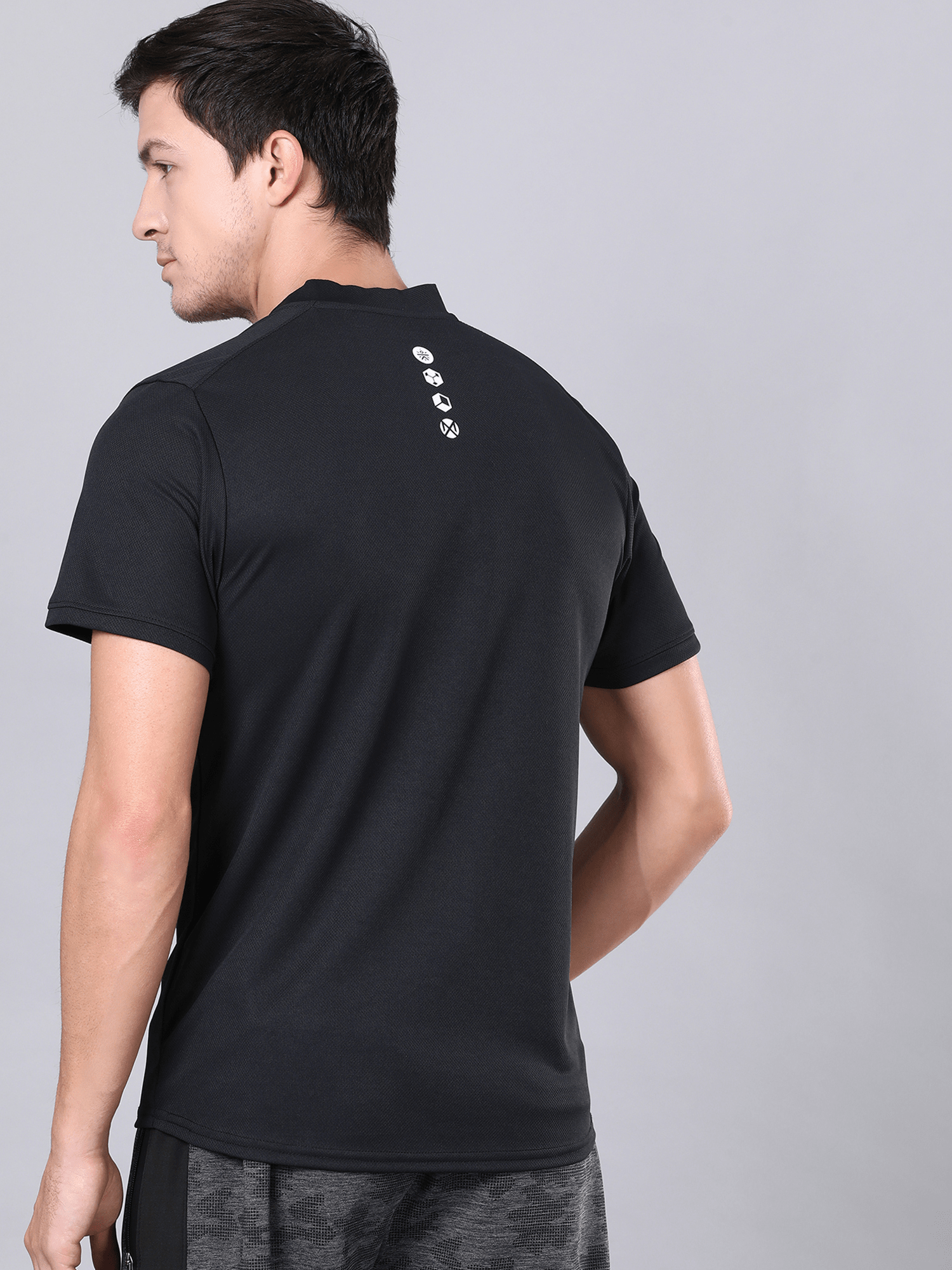 Vital Scheme Black Workout Tee