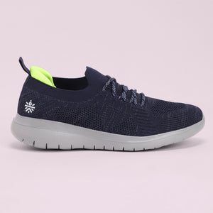 cult EZ+ Step Men's Walking Shoes - Dark Blue/ Light Green