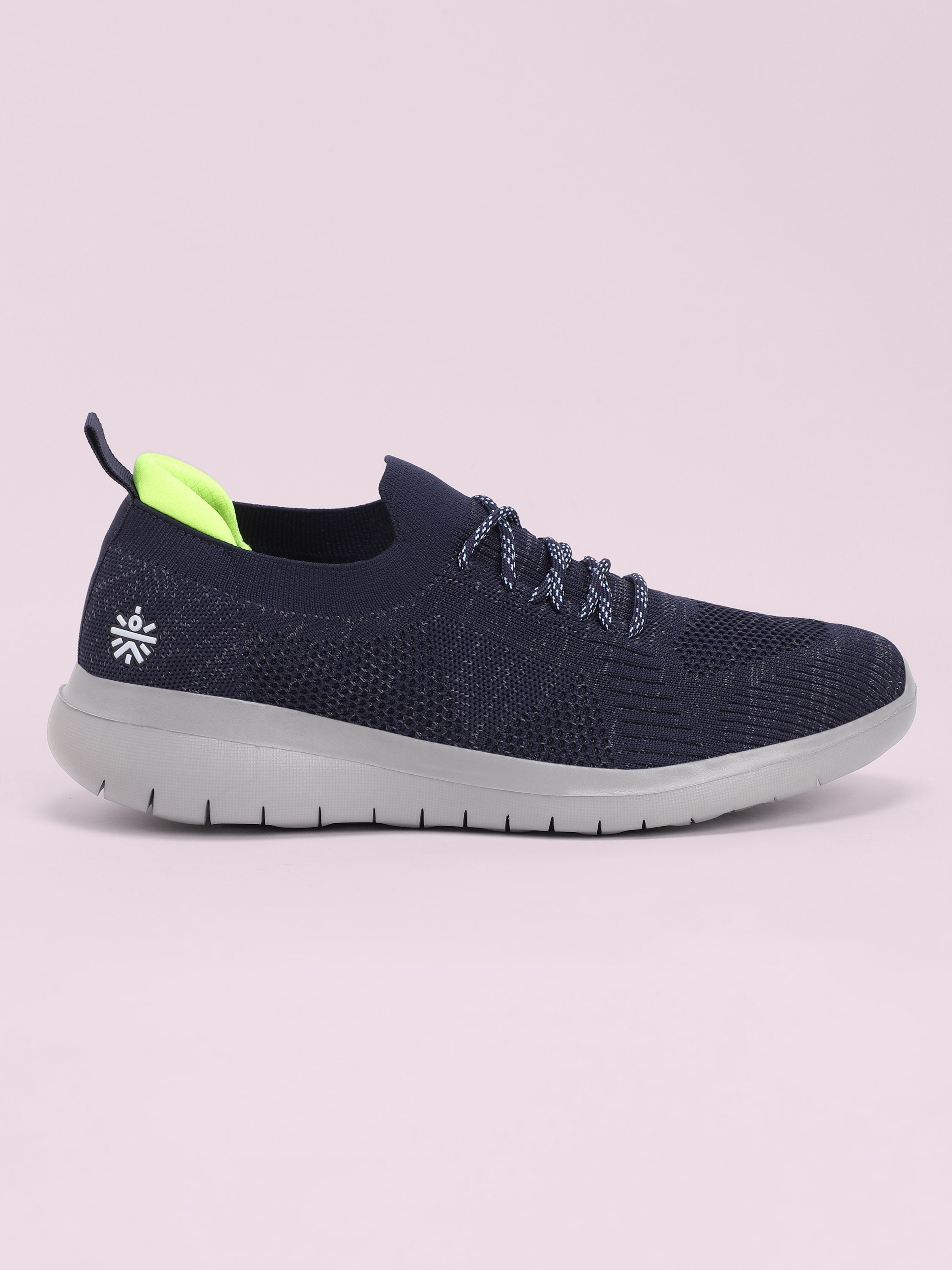 EZ+ Step Men's Walking Shoes - Dark Blue/ Light Green