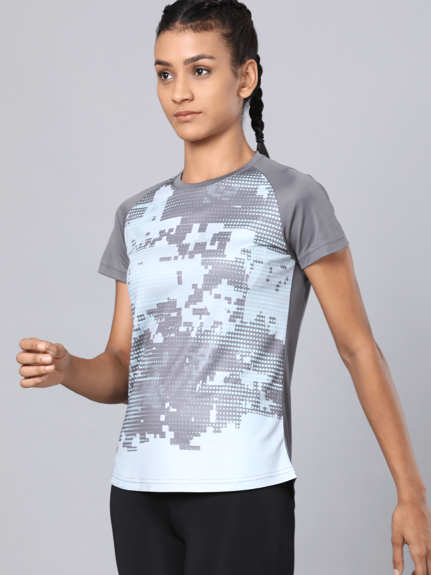 Urban Coded Grey Workout Tee