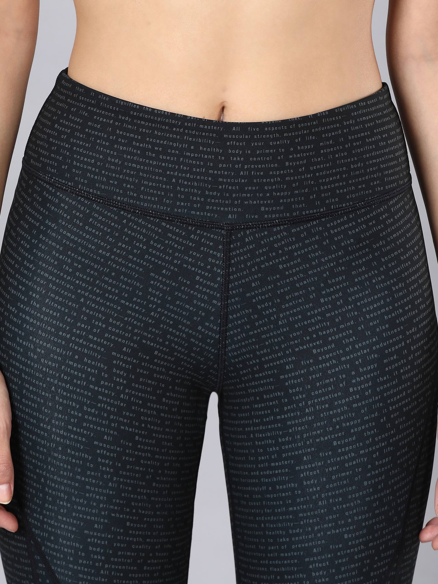 AbsoluteFit Verbatim Black Workout Leggings