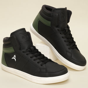 Avant Men's Stride Sneakers - Black/Green