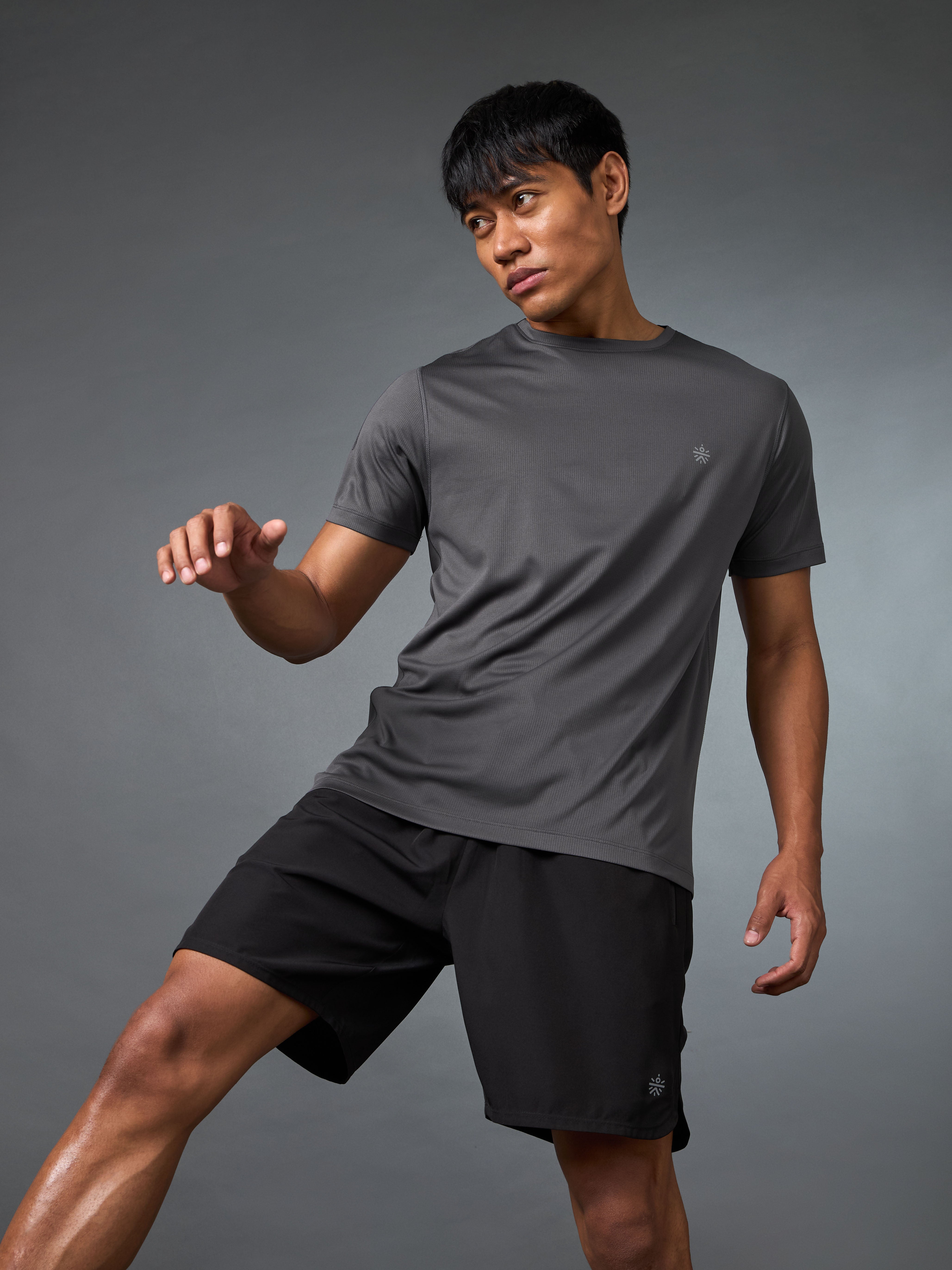 Men's Grey Cross Train Active T-shirt