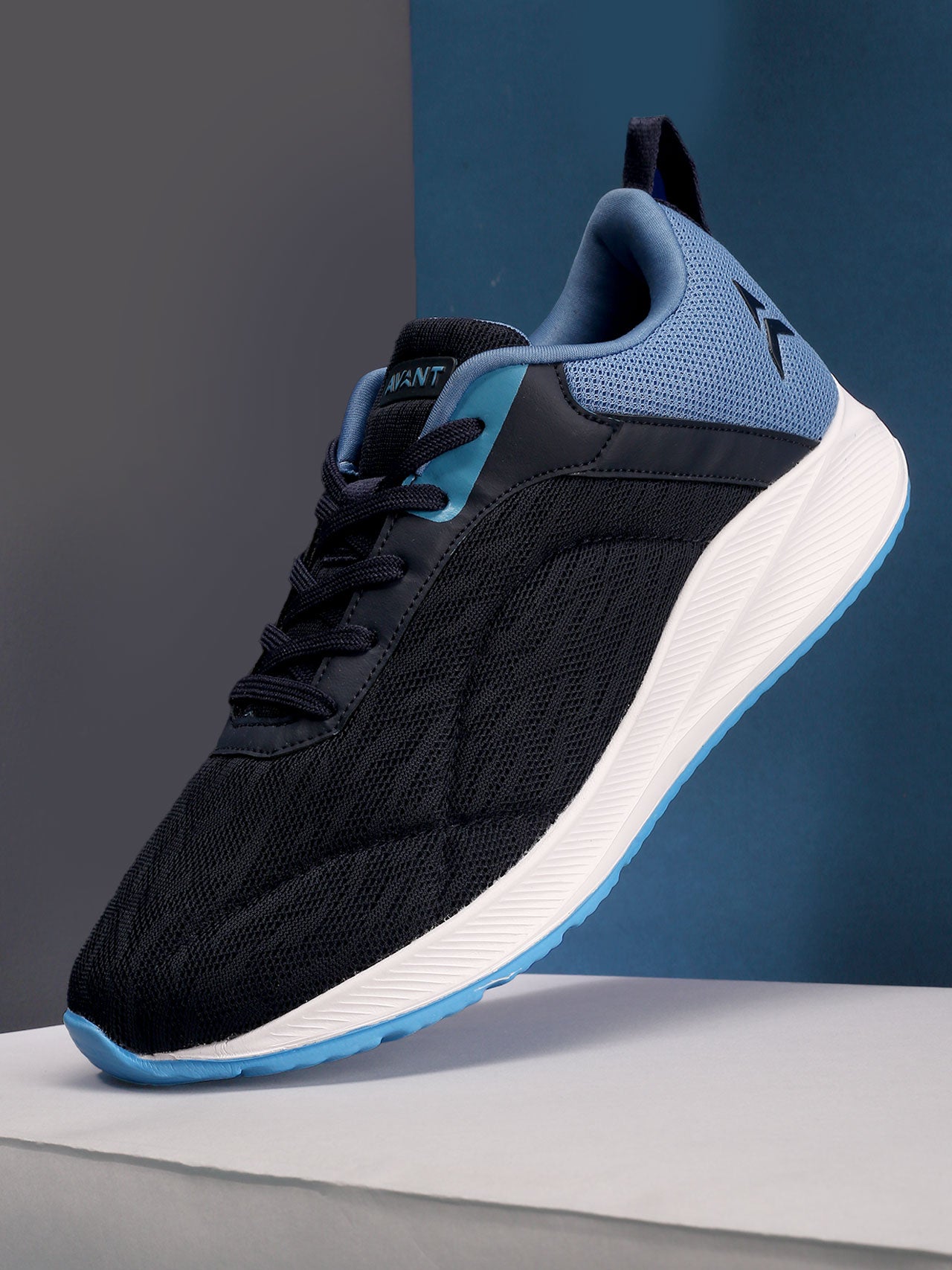 Avant Men's SkyDash Walking Shoes - Black/Blue