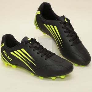 Avant Men's Phantom Football Shoes - Black/Lime