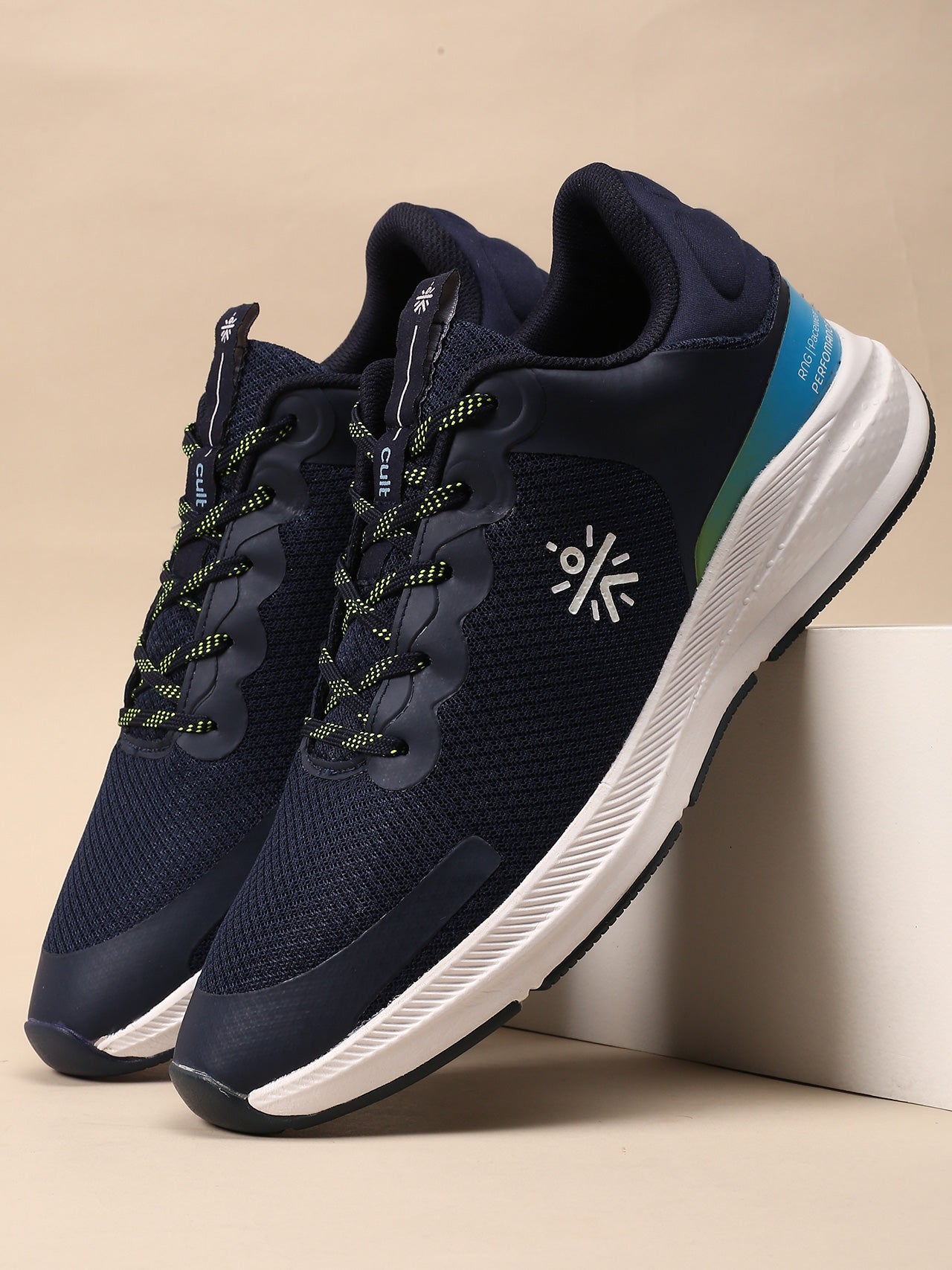 cult Men's SwiftStride Casual Shoes - Navy/Green