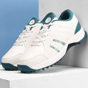 Avant Men's Outfield Cricket Shoes - White/Teal