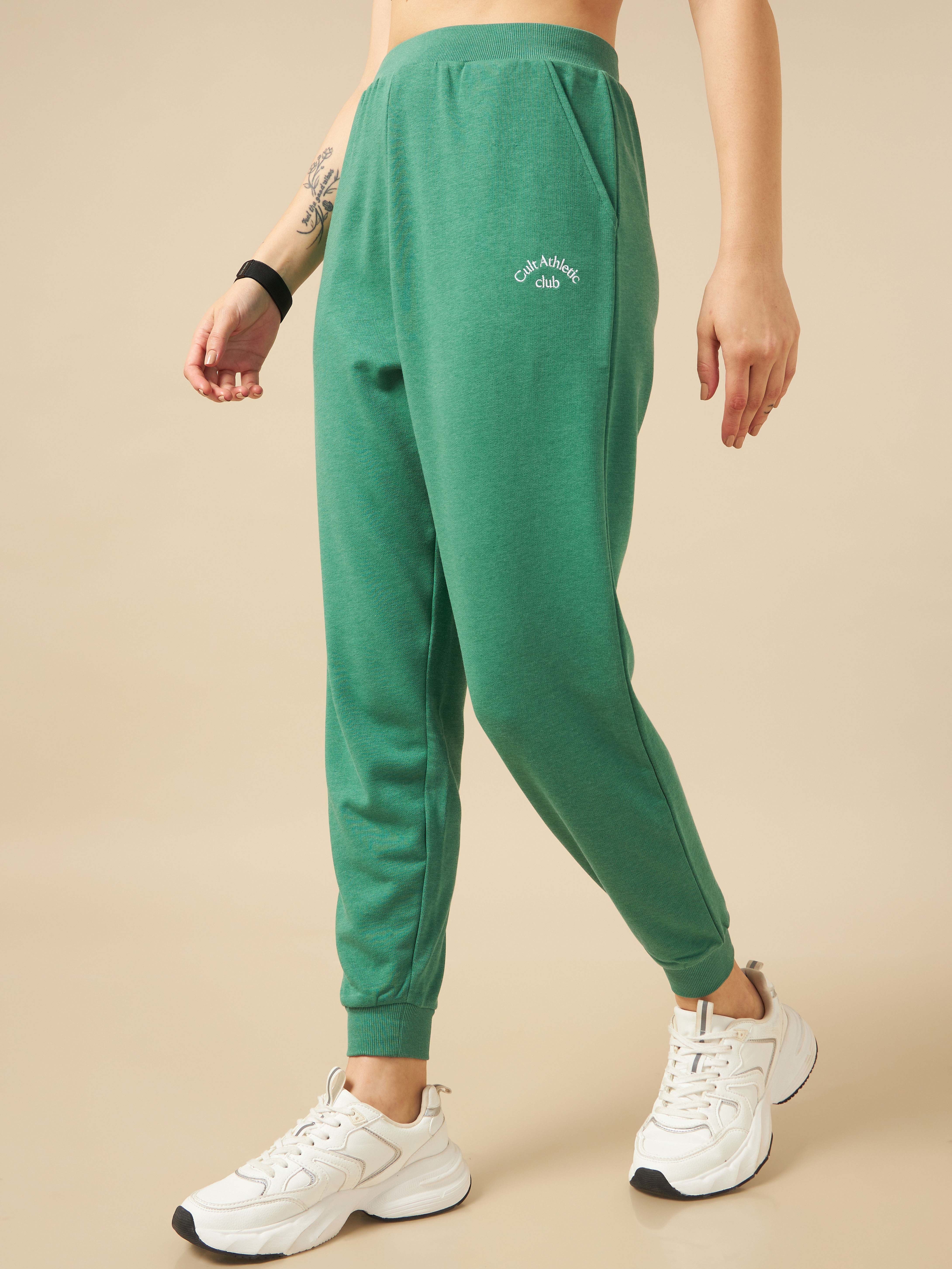 Cult Athletic club Women Sea Green Joggers