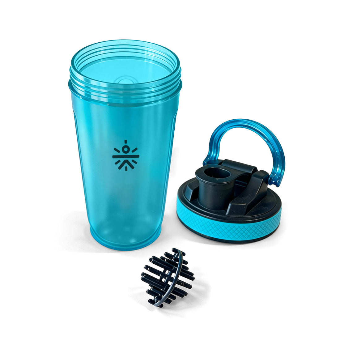 CULT FrostBlend Shaker Bottle 500 ml, BPA-Free Leak-Proof Multipurpose Shaker for Protein & Gym Blue