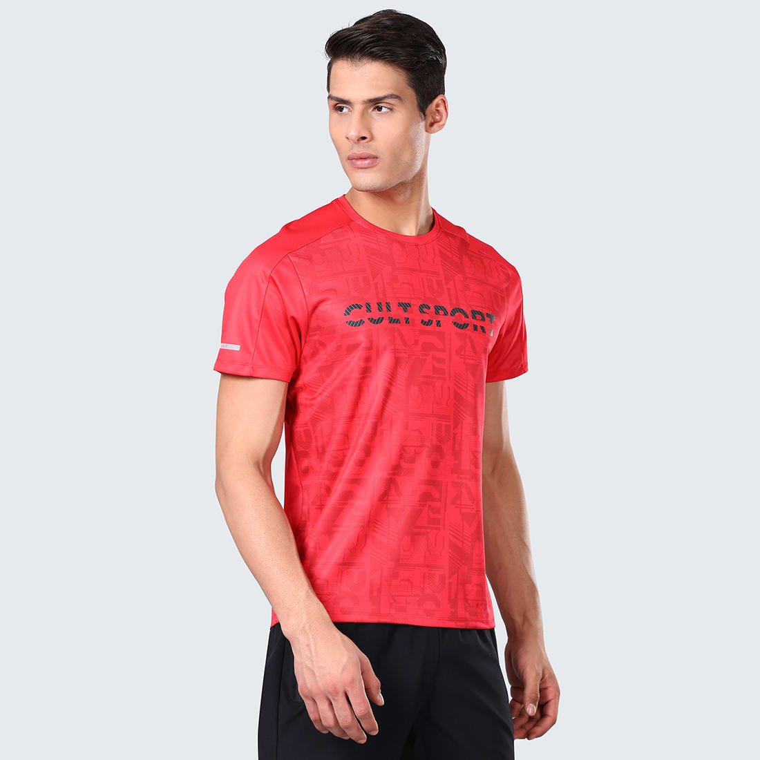 Dugout Matrix Red Gym Tee