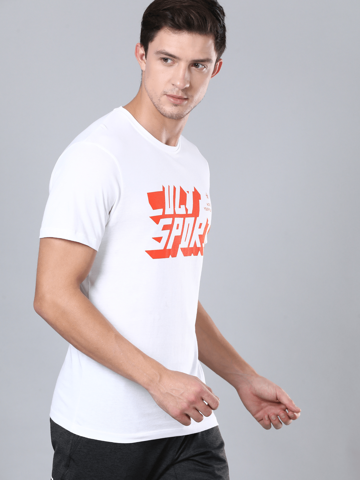 Flydry Cotton DimeWhite Workout Tee