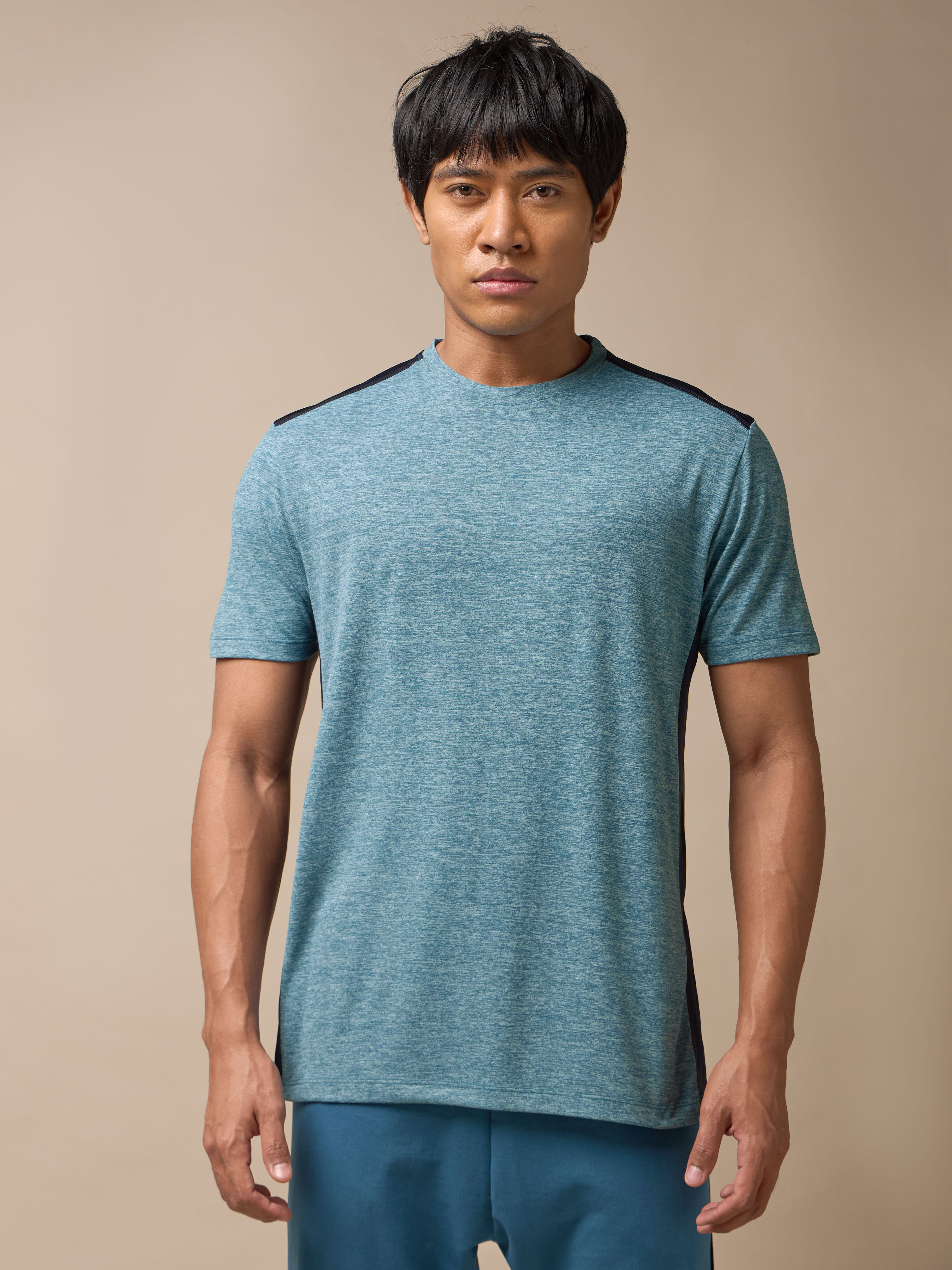 Men's Amp Up Performance Blue Comfortech T-shirt