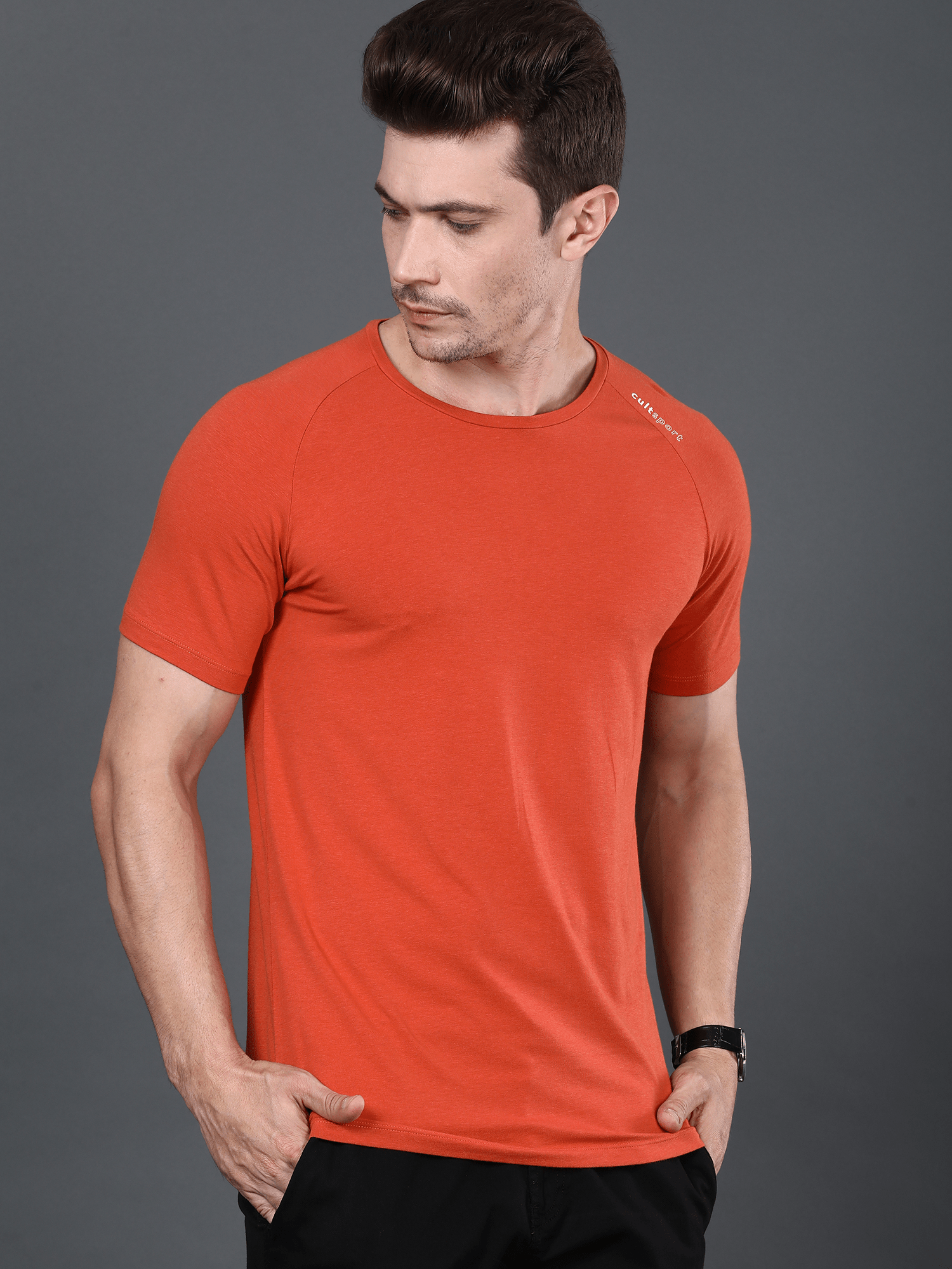 Bamboo Class Orange Casual Tee