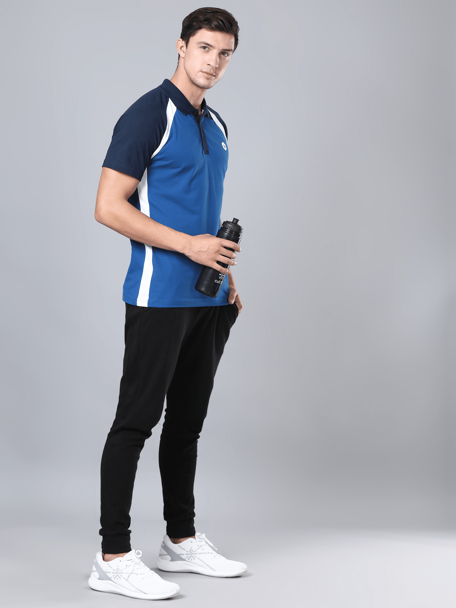 Flydry Cotton IndigoTheory Workout Polo