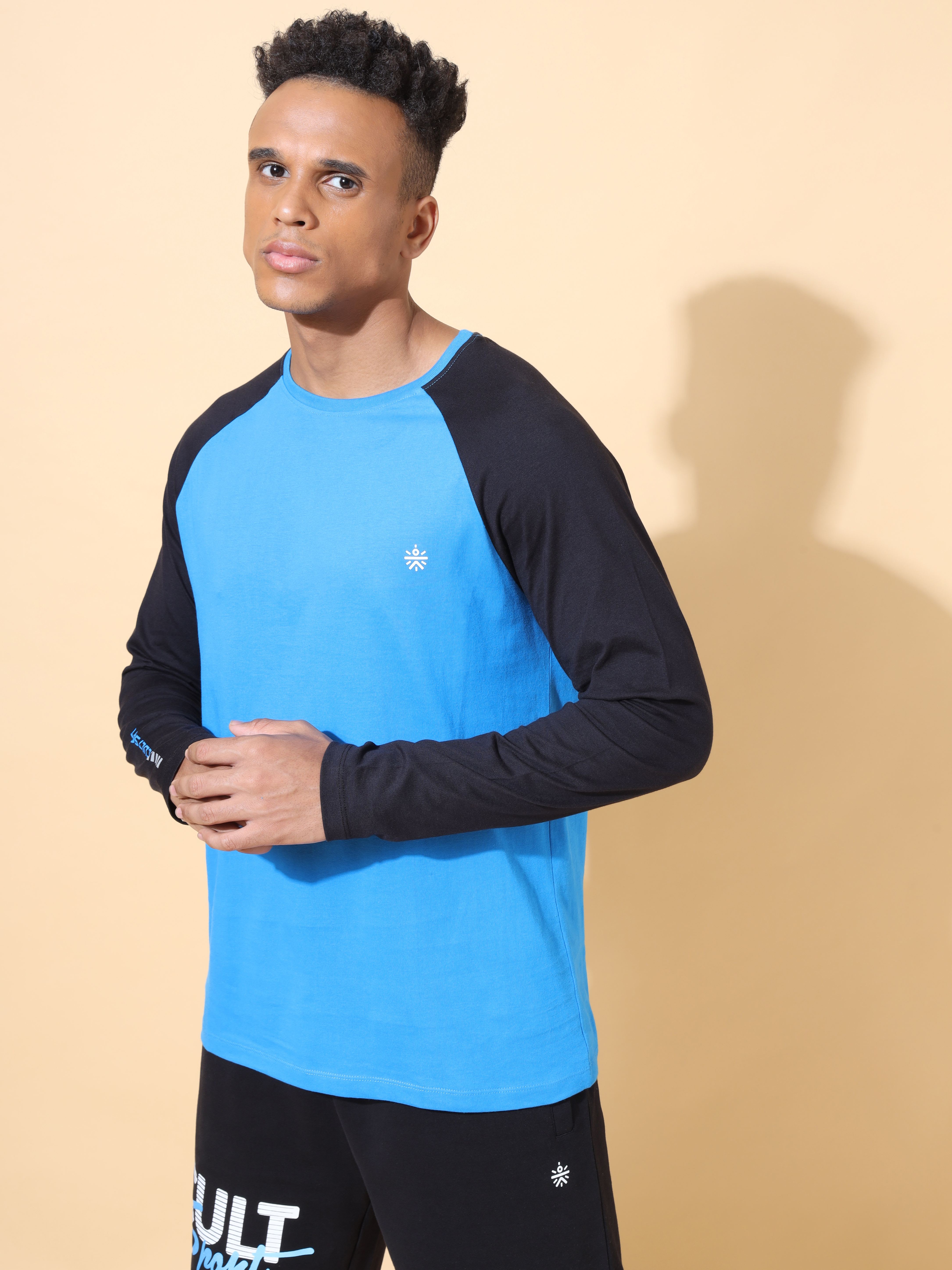 Raglan Sleeve Colourblock T-shirt