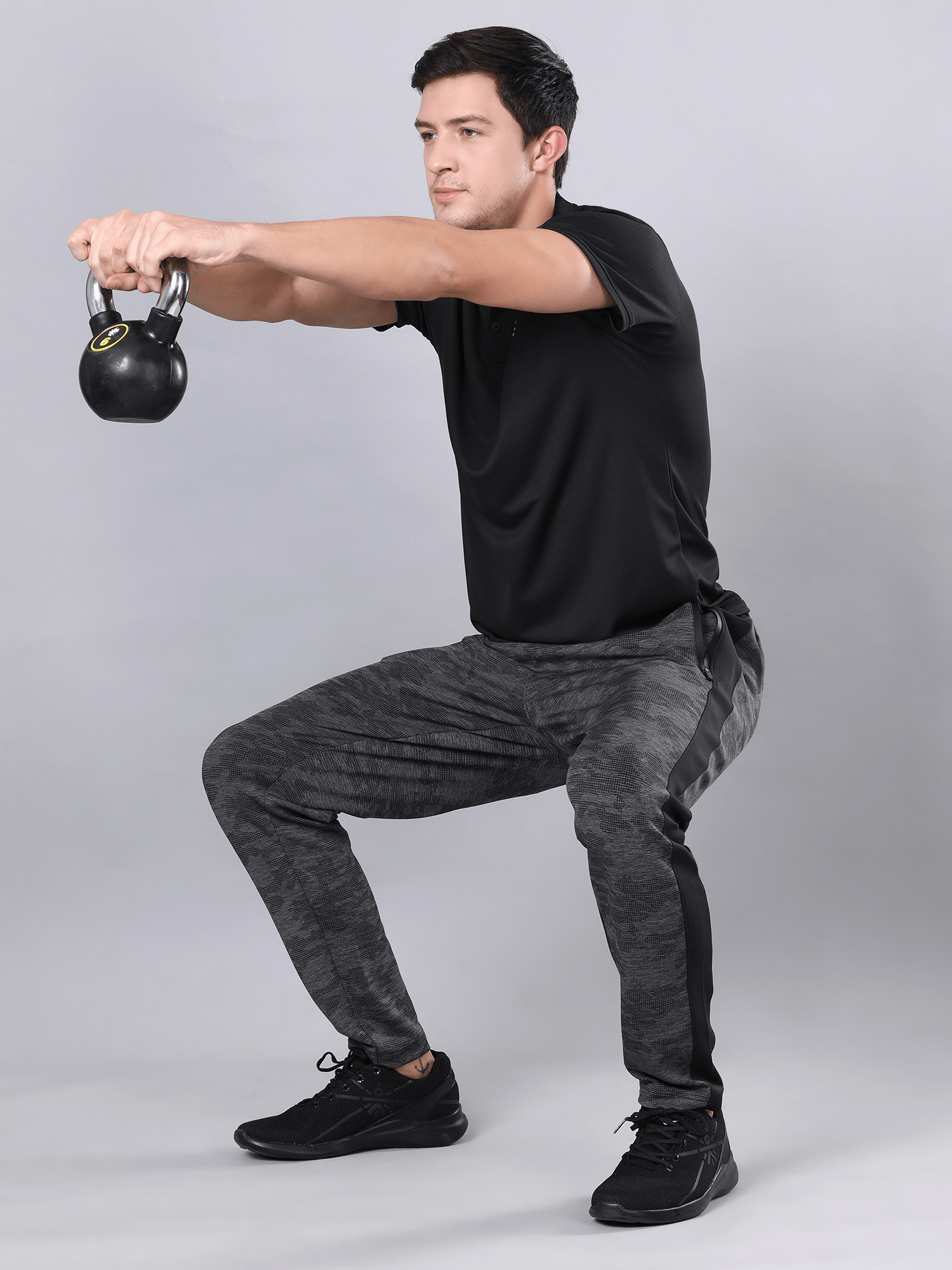 Vital Scheme Black Workout Tee