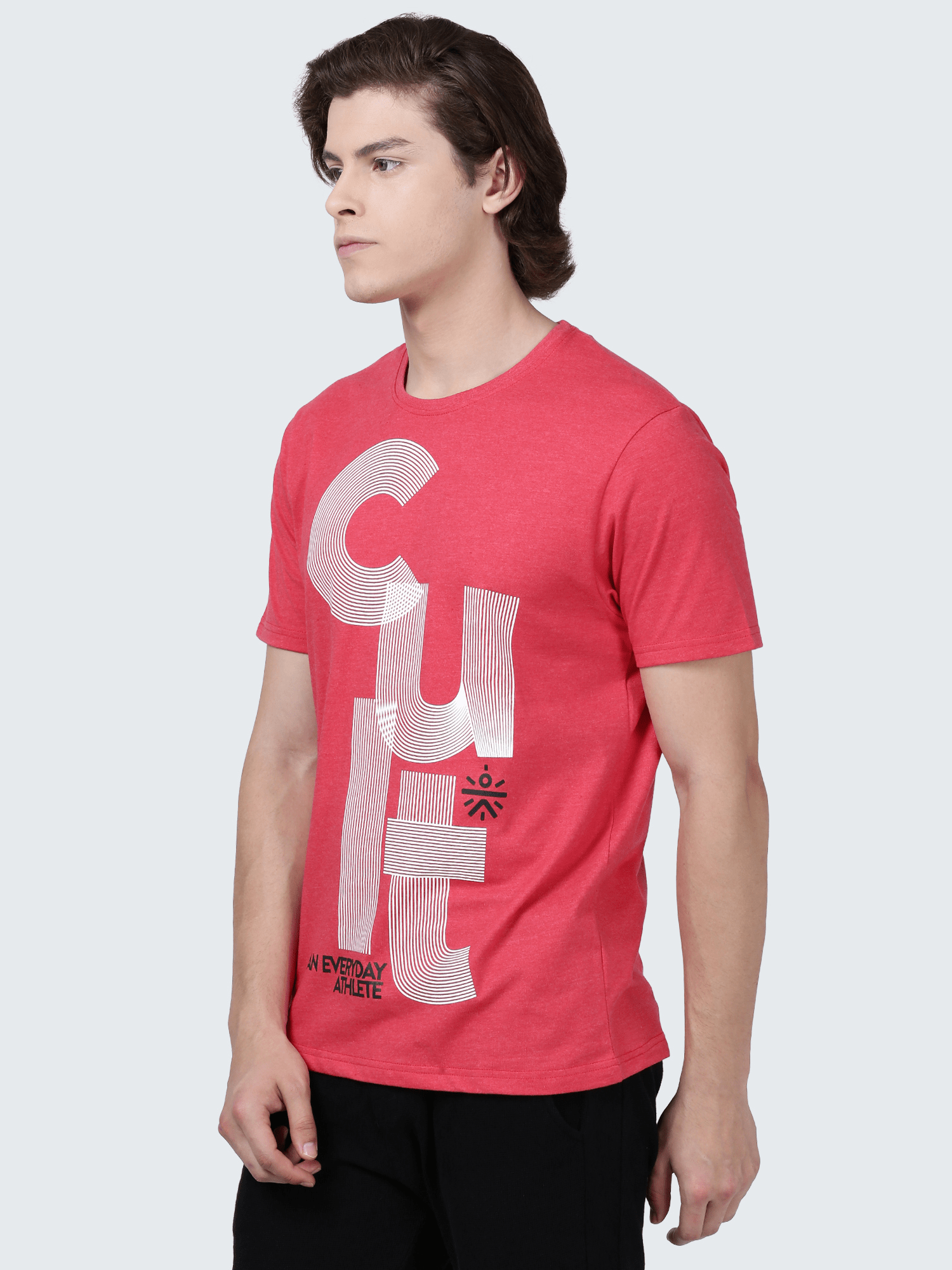 Signature Dot  Red Workout Tee