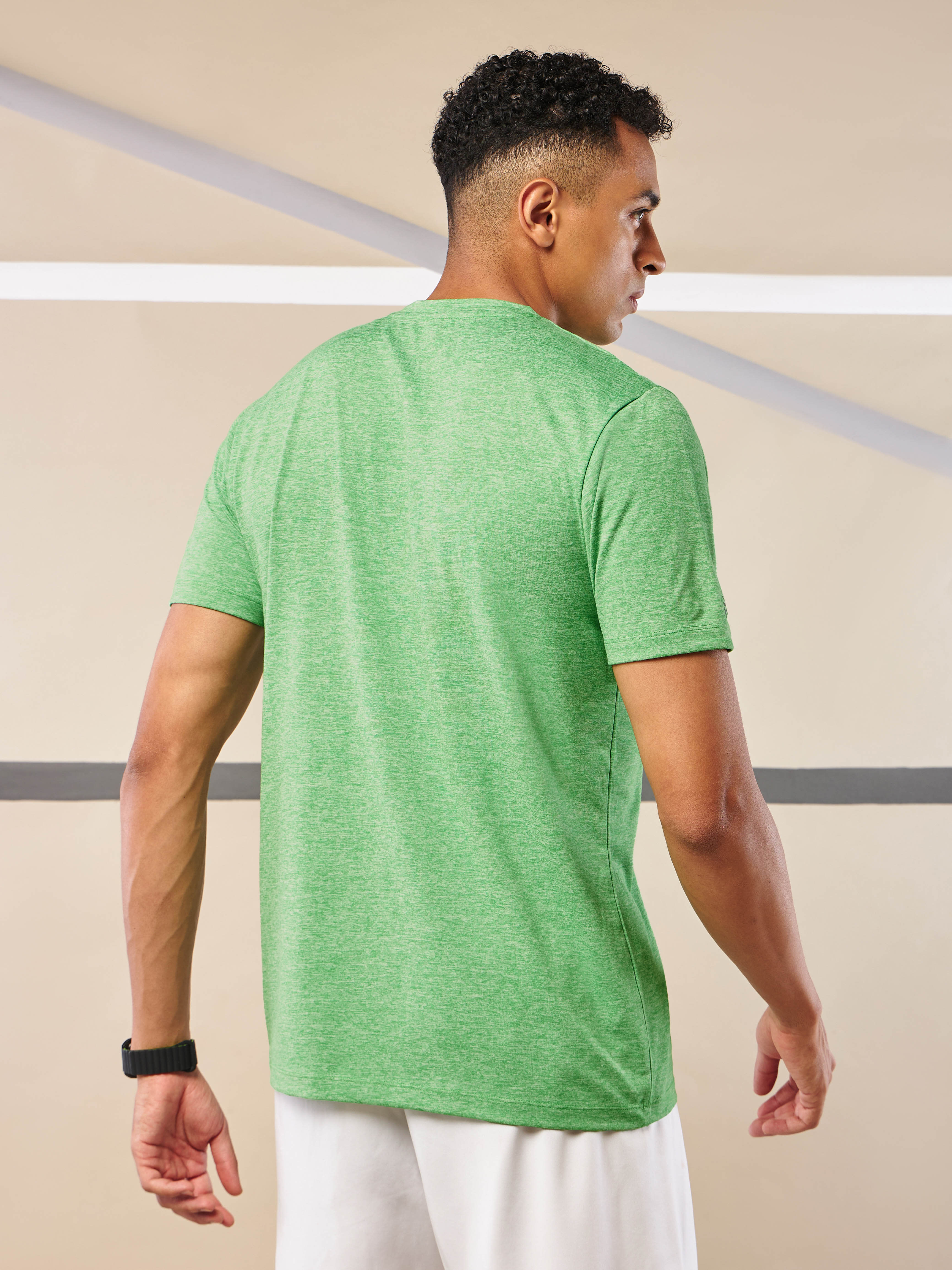 Men's All Day Workout Green Comfortech T-shirt