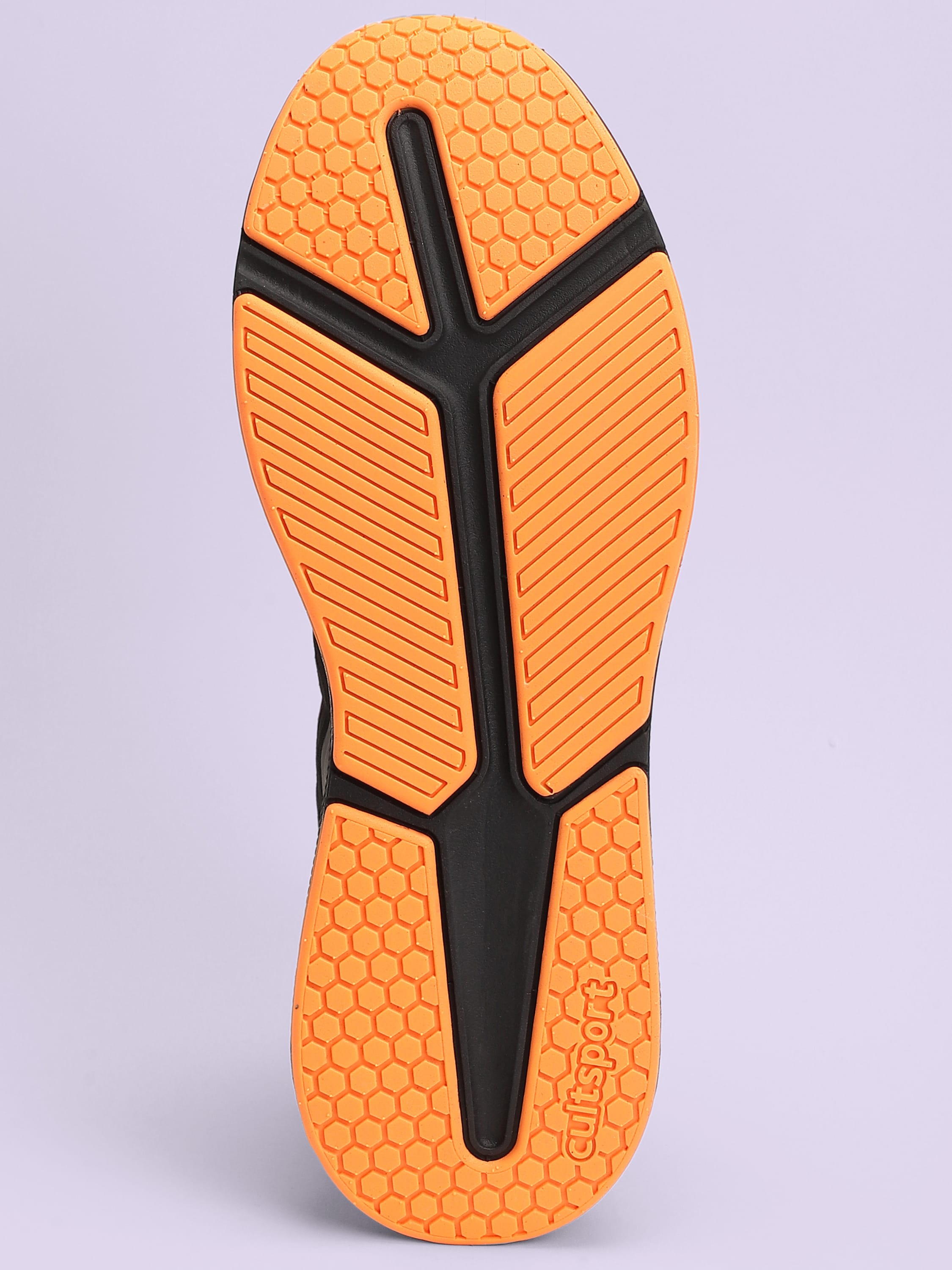 cult Comfort Men Running Shoes - Black/Orange