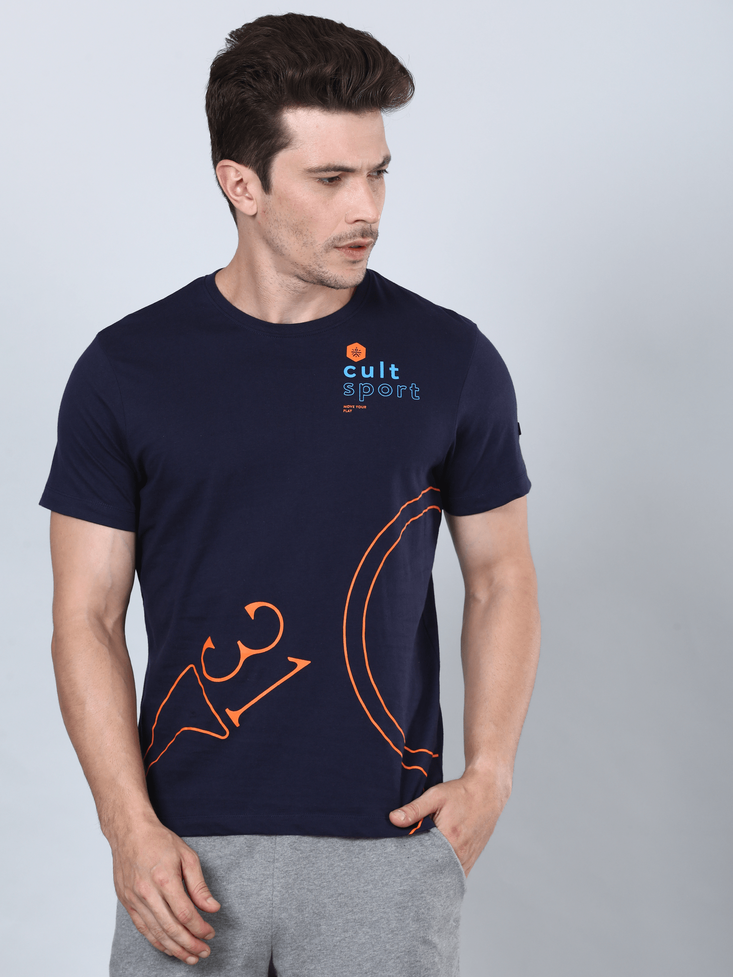 Everydays Dial Blue Cotton Tee