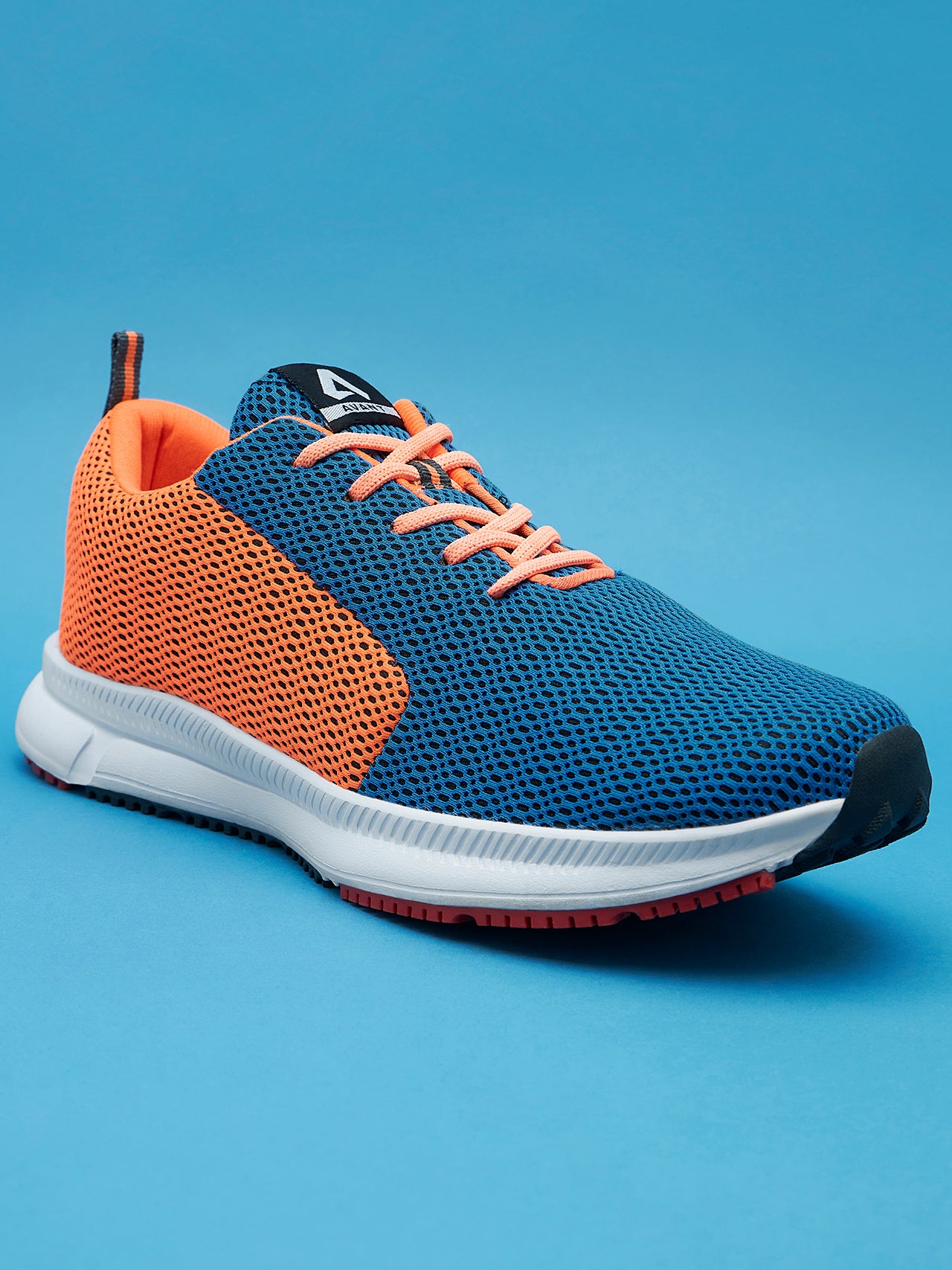 Avant Men's Lightweight Running & Walking Shoes - Navy/Orange