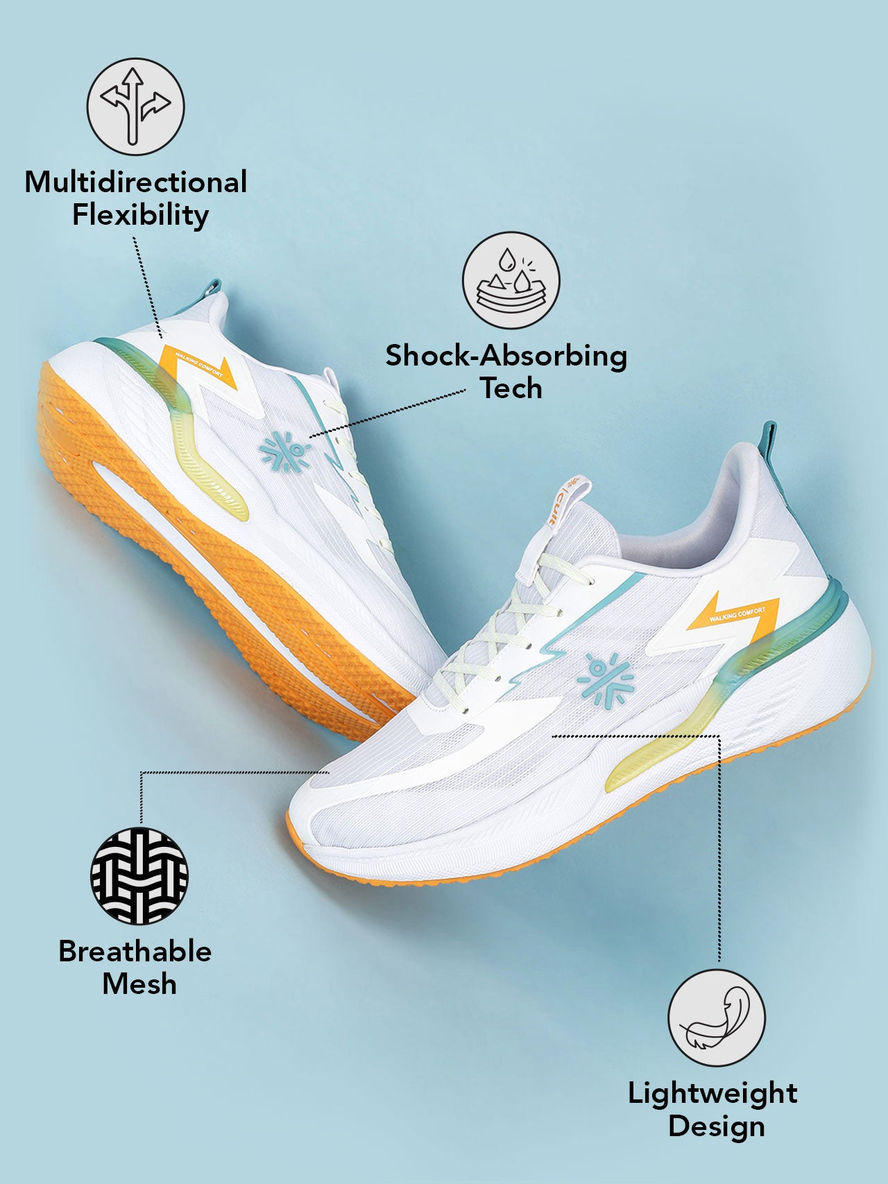 cult Men's StepSync Casual Shoes - White