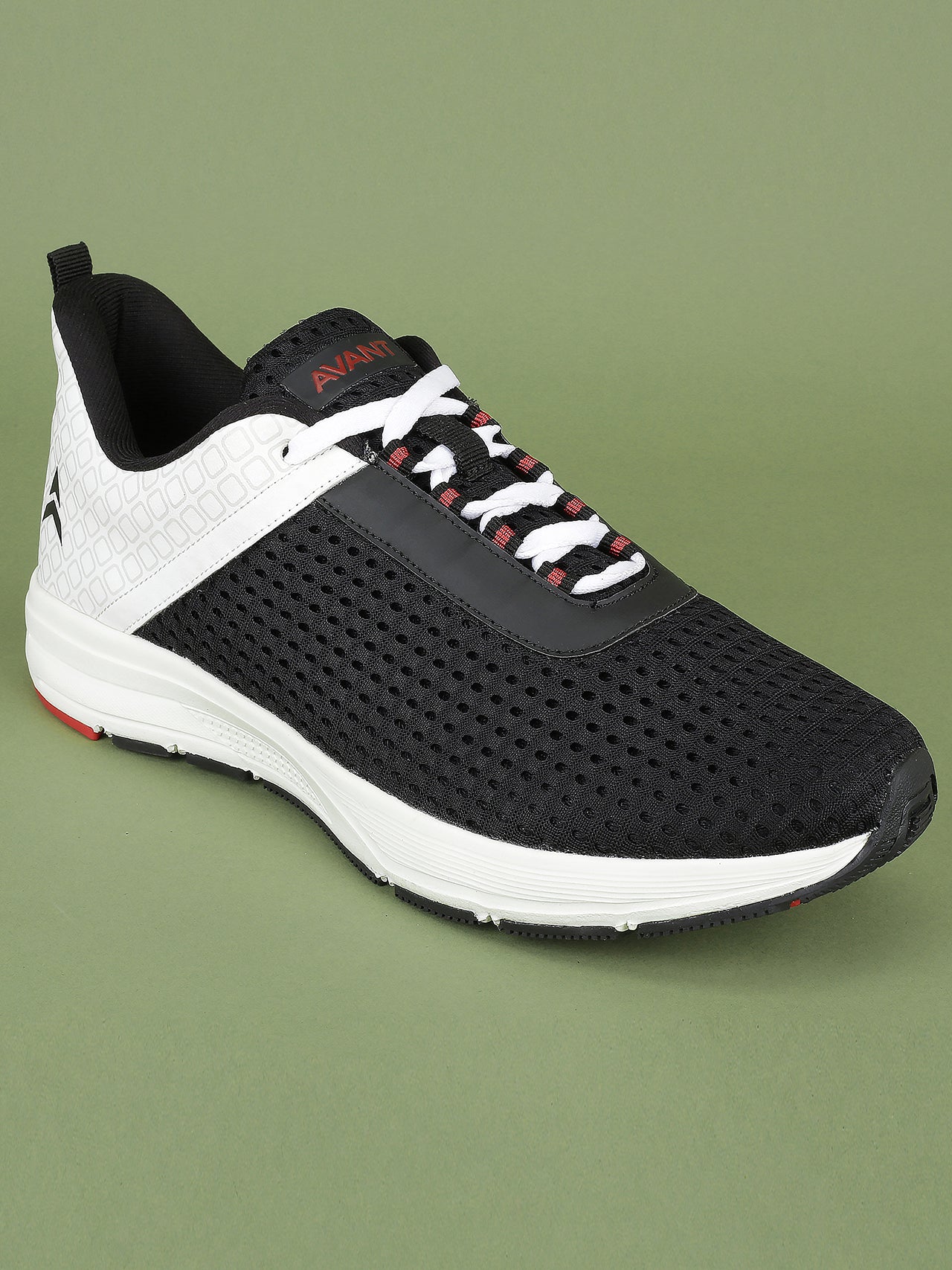 Avant Men's PowerPace Running Shoes - Black/White