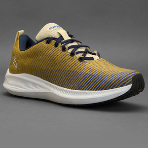 Avant Men's Matrix Running Shoes-Gold/Blue