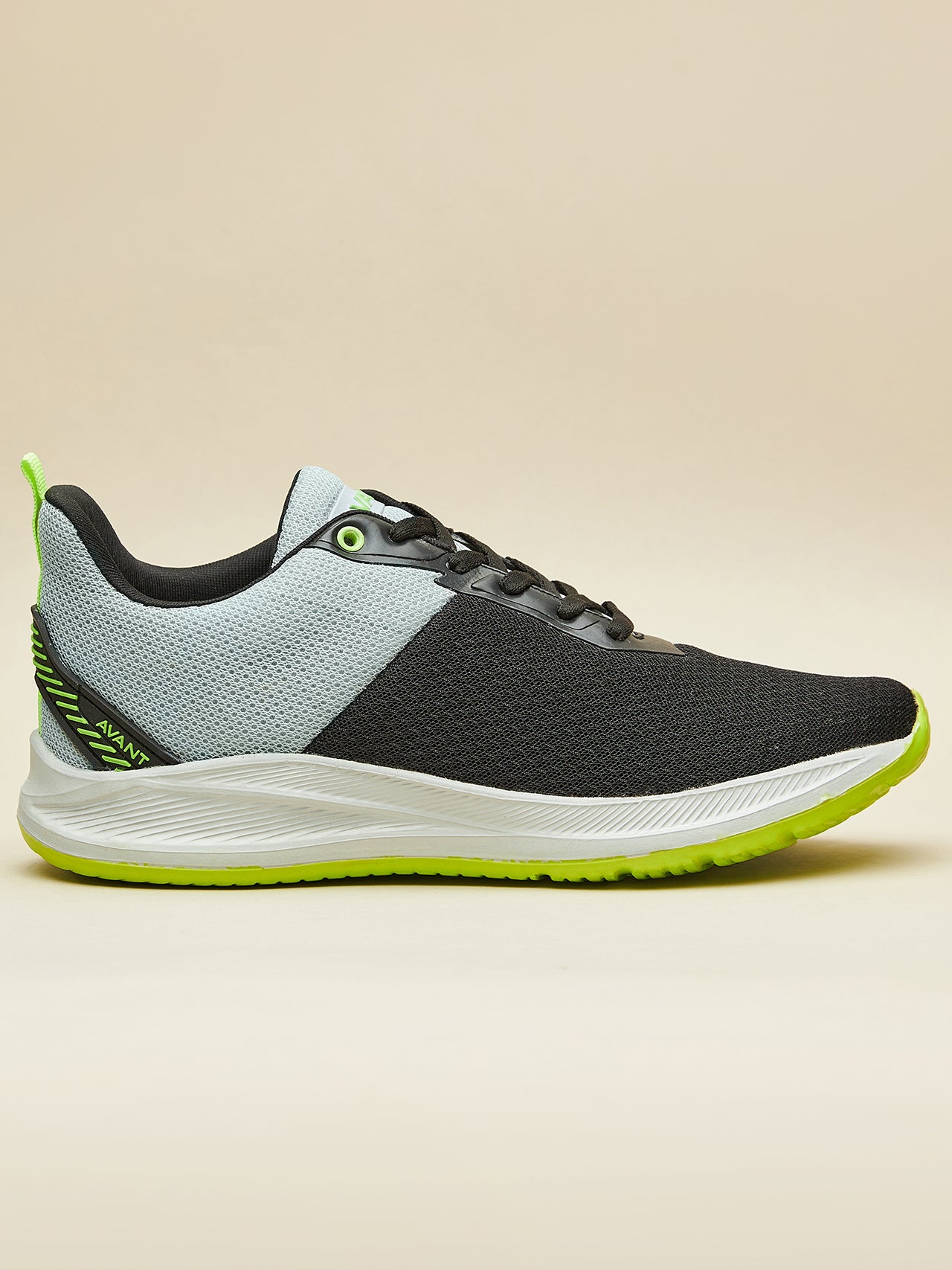 Avant Men's Racer Walking Shoes-L.Grey/Black