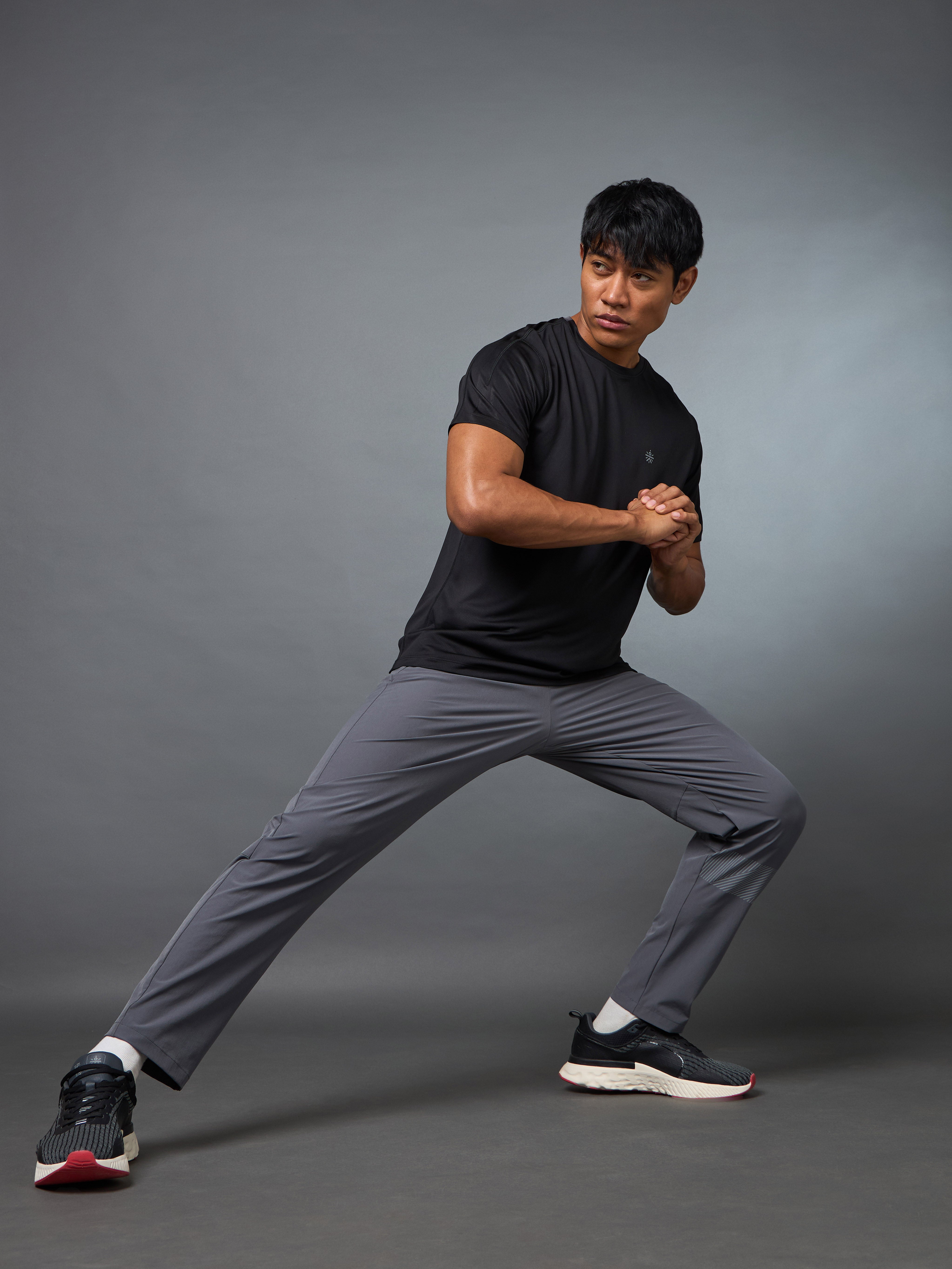 Men's Black Cross Train Active T-shirt