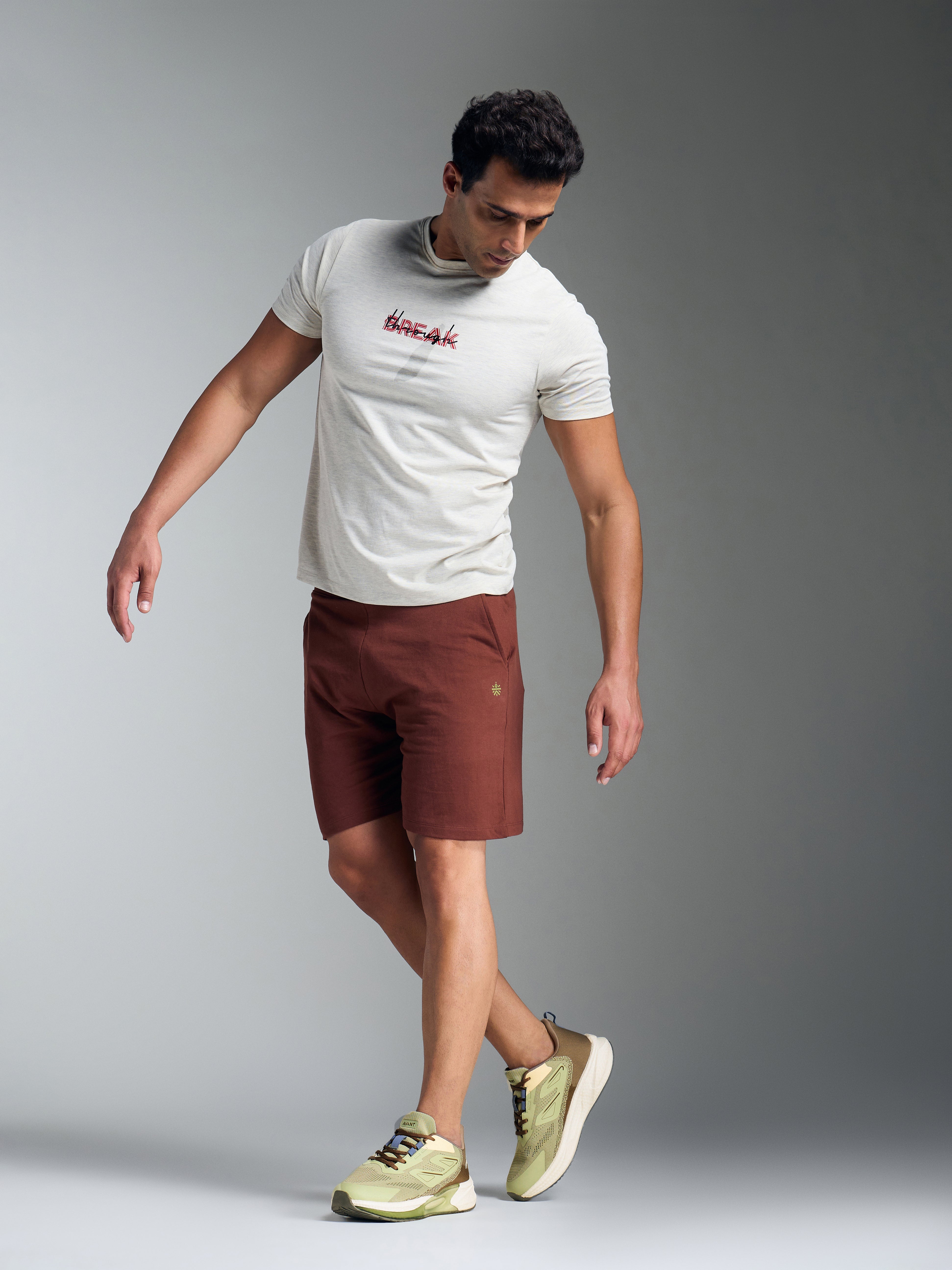 Avant Men's Gravitas Running Shoes - Green/Brown