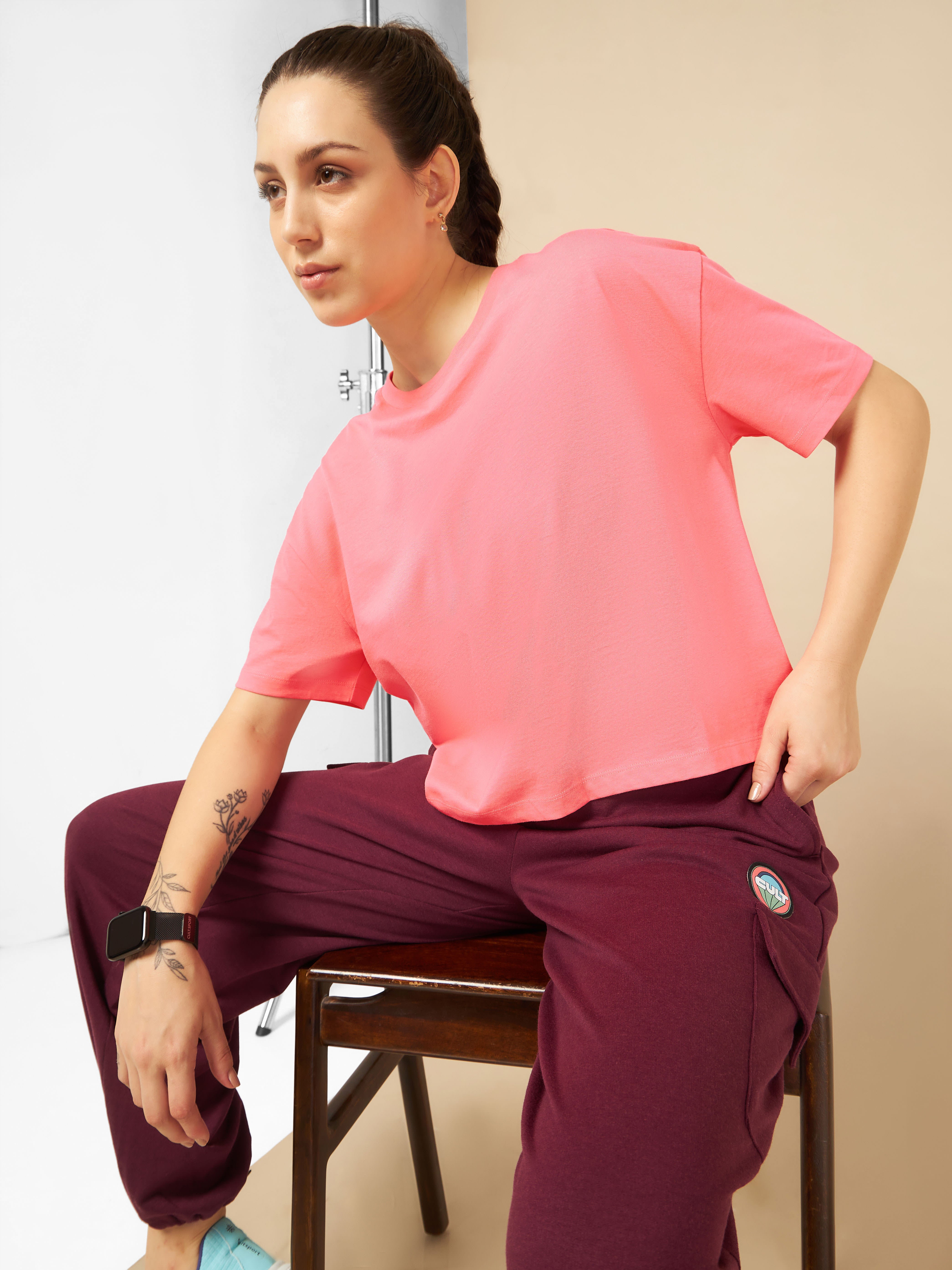 Pink Cult Leisure T-shirt for Women