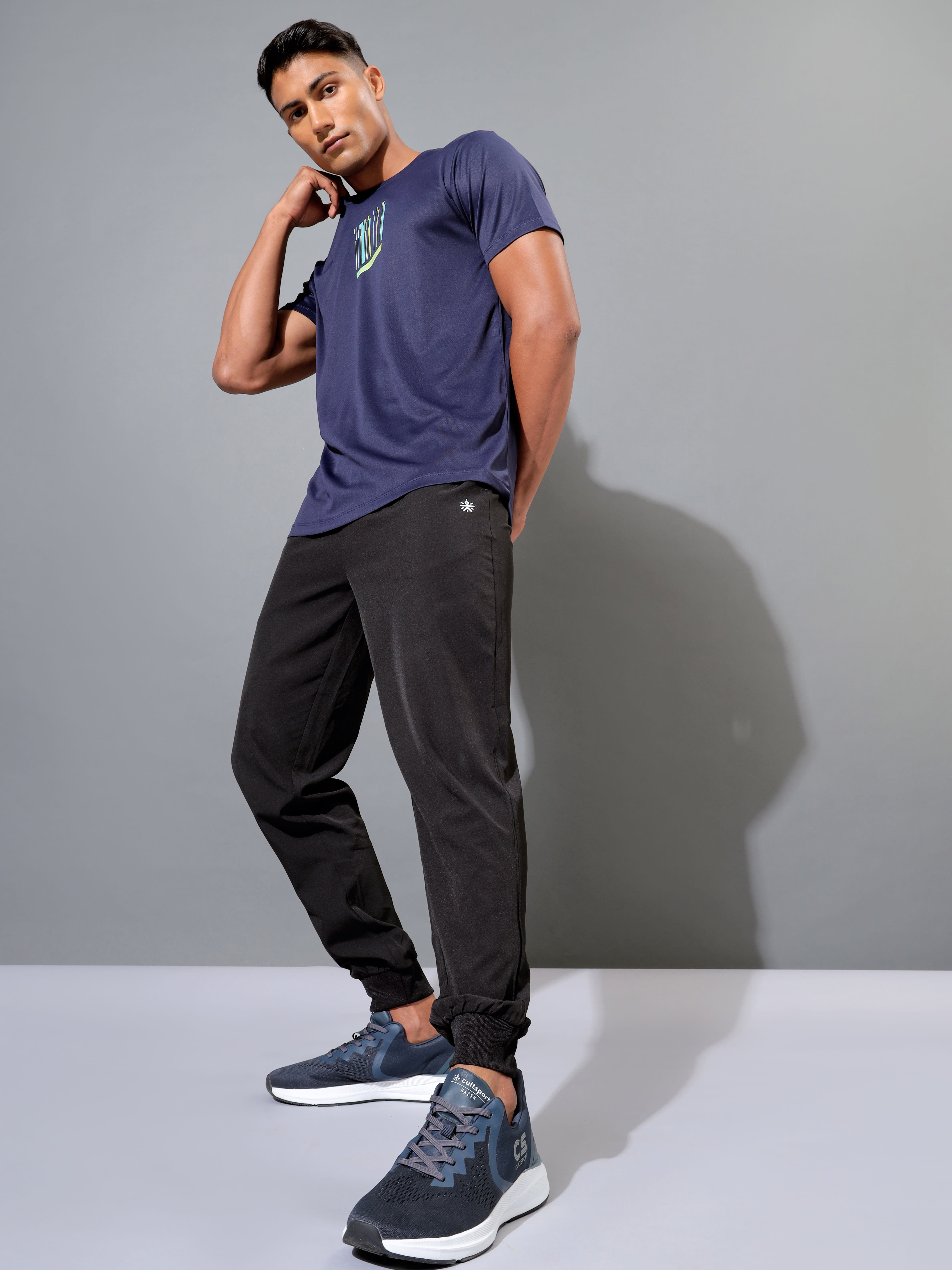 Solid Active Cuffed Joggers