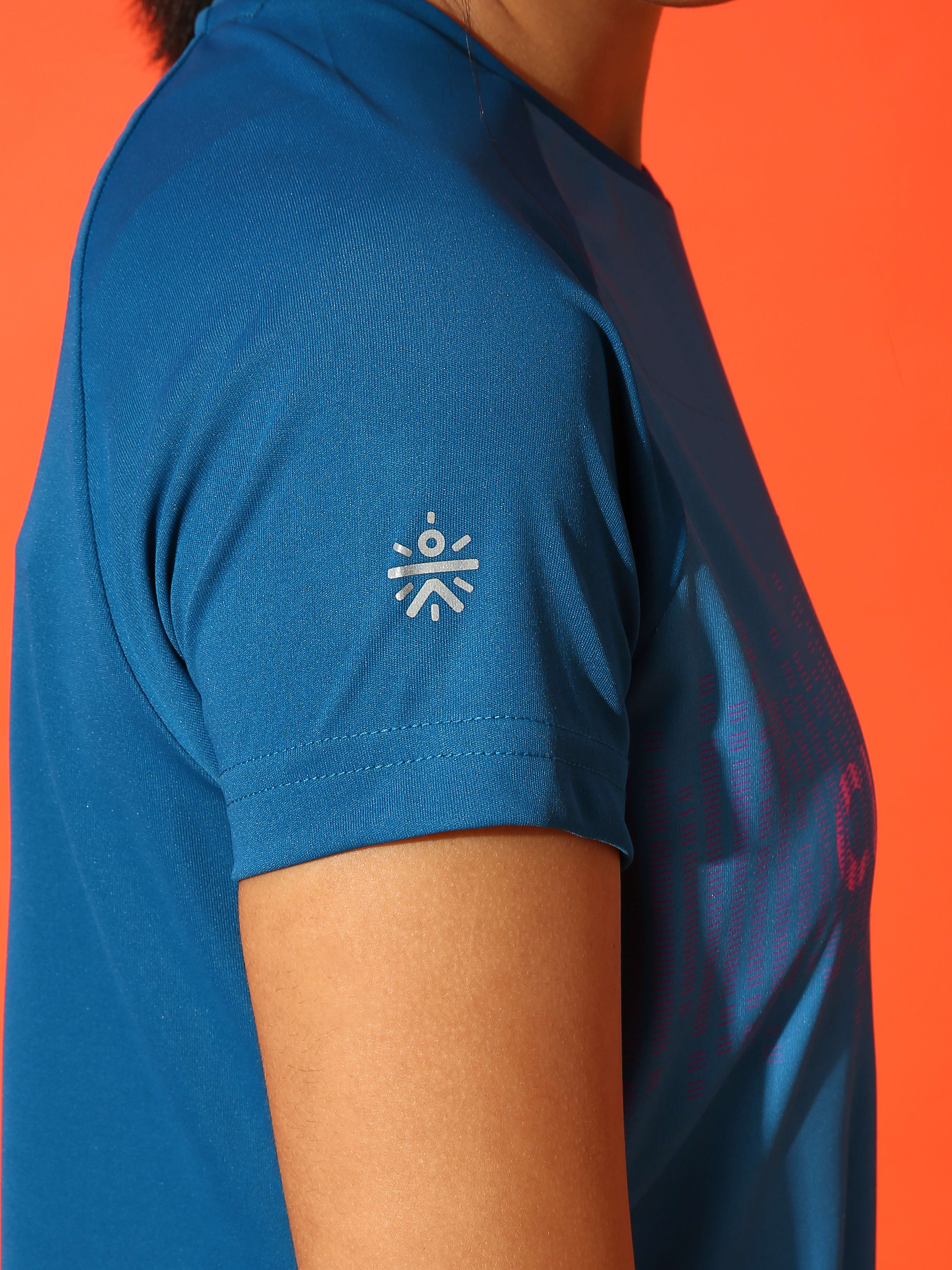 Pixelated Graphic Print T-shirt