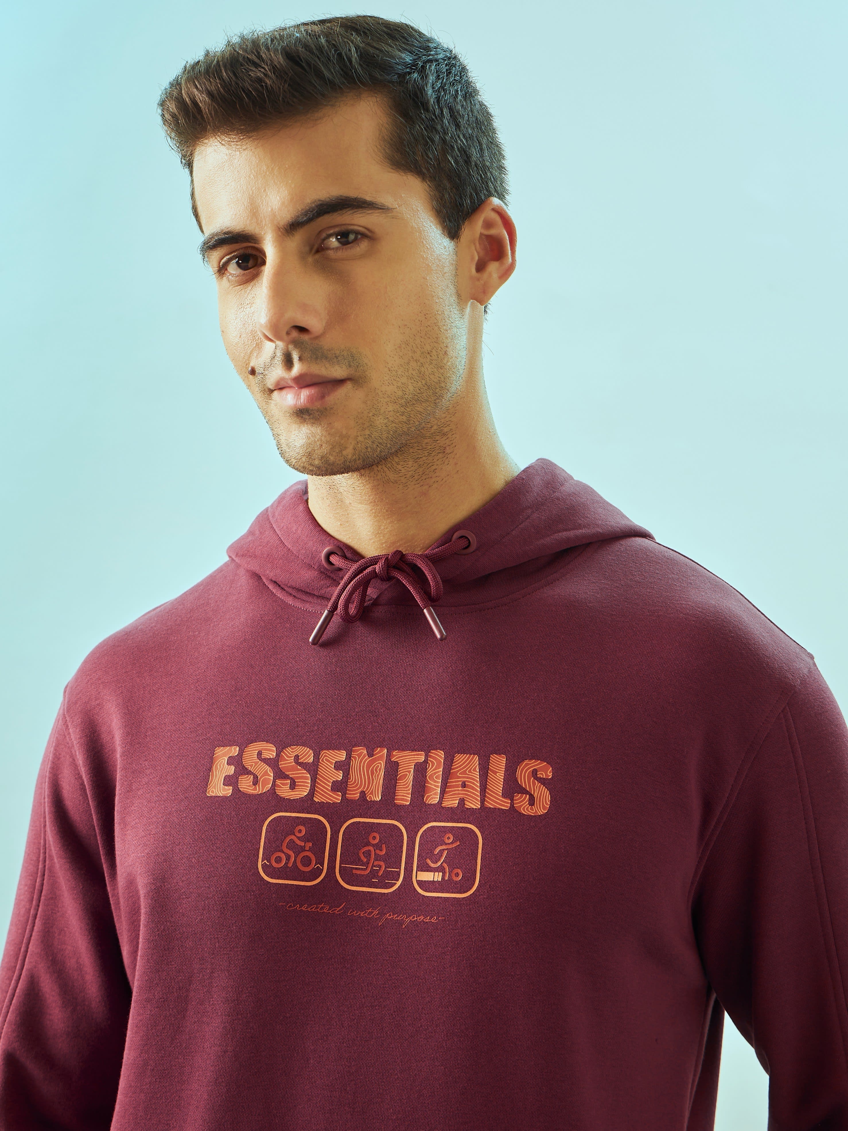 Hooded Sweatshirt with Slit Pockets