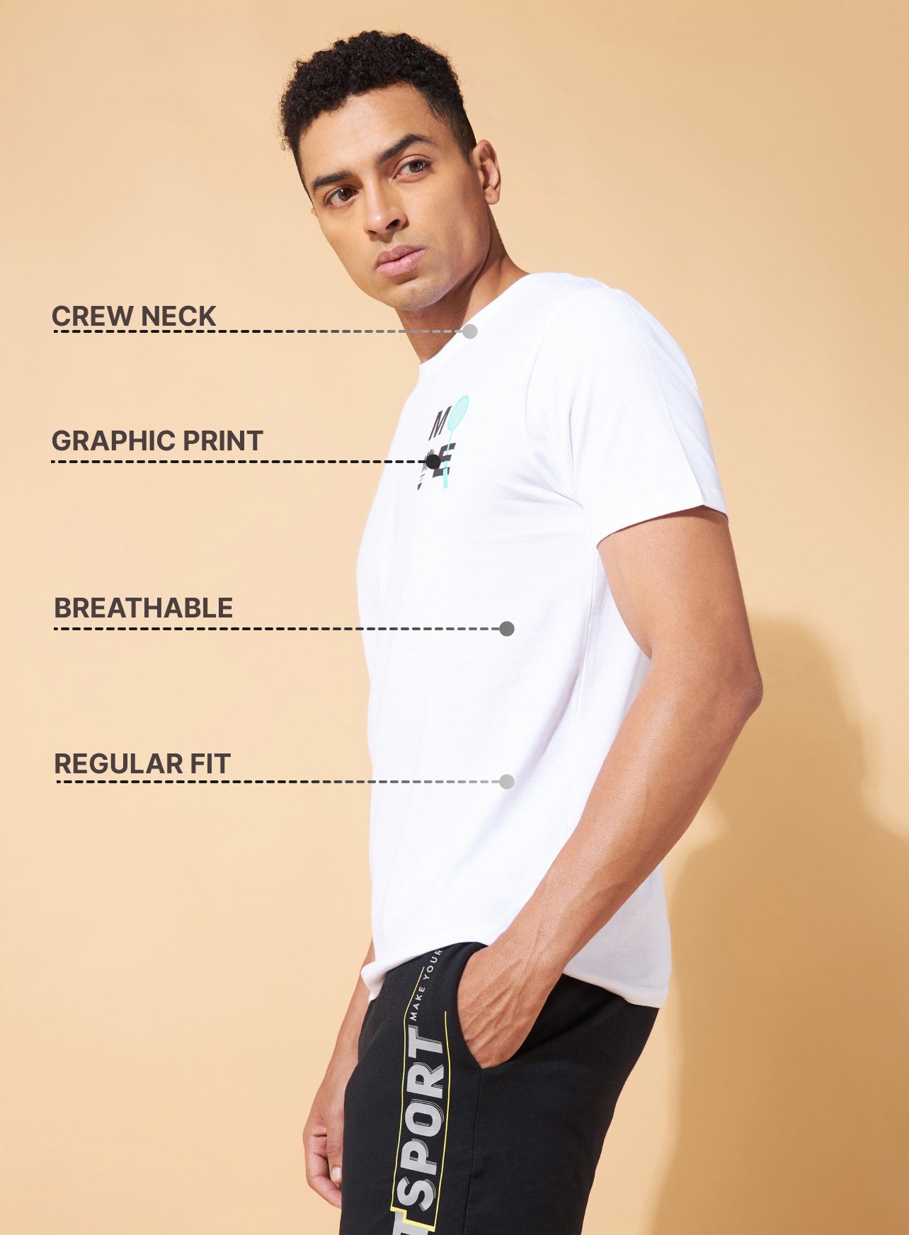 Move Print Court Side T-shirt